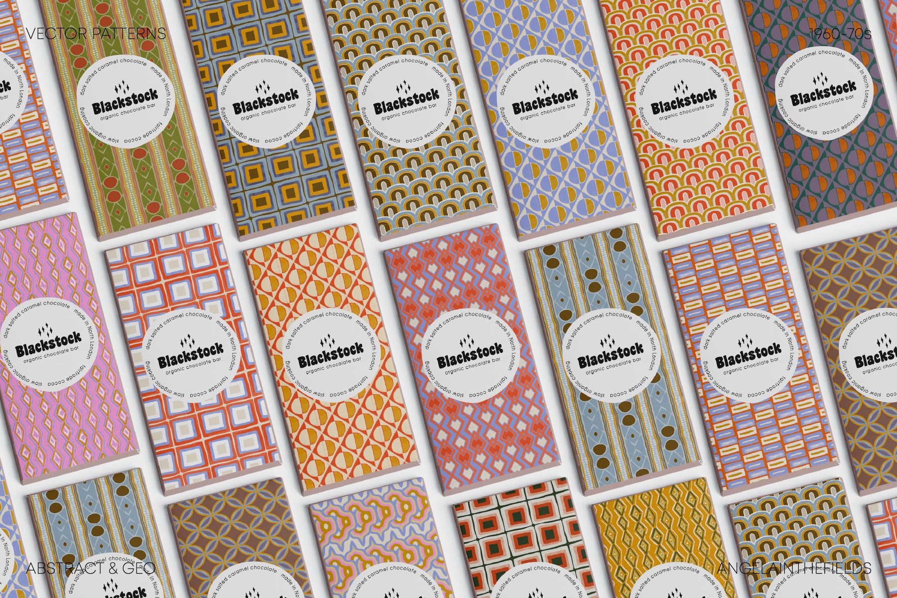 Autumn '69 Retro Vector Pattern Set