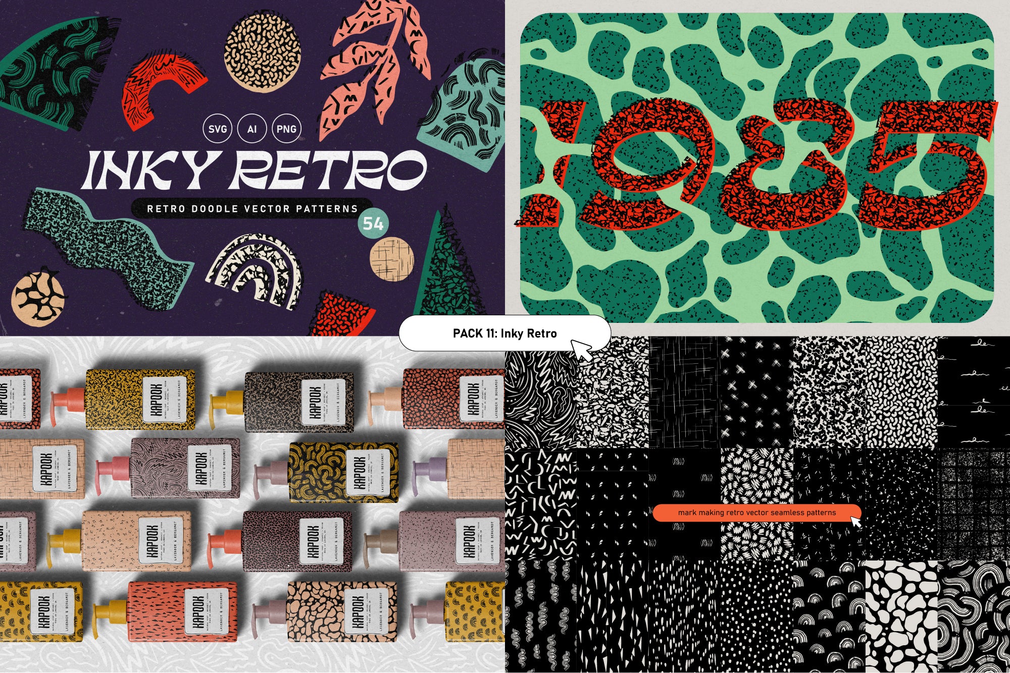 Retro Pattern Library 80% OFF