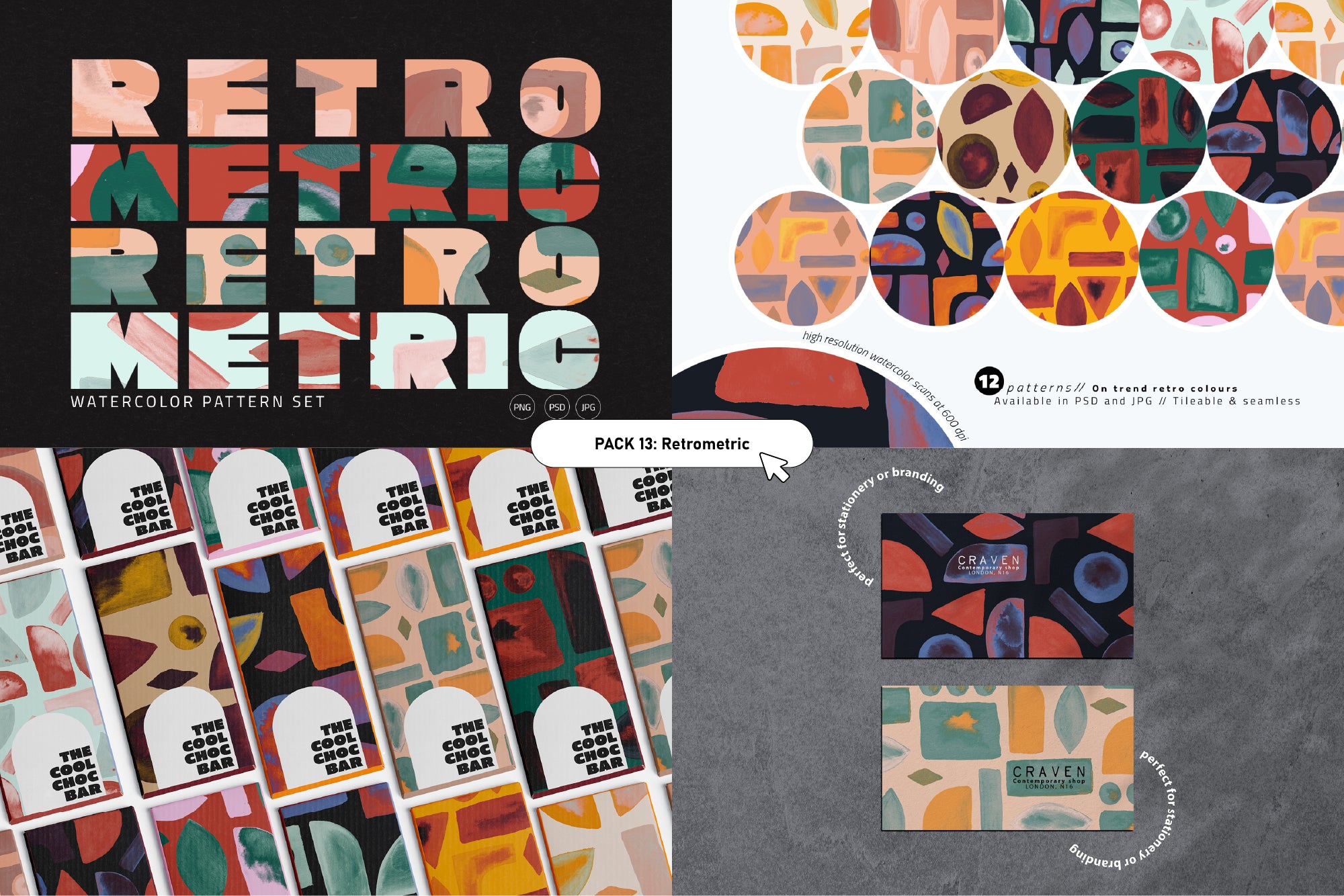 Retro Pattern Library 80% OFF