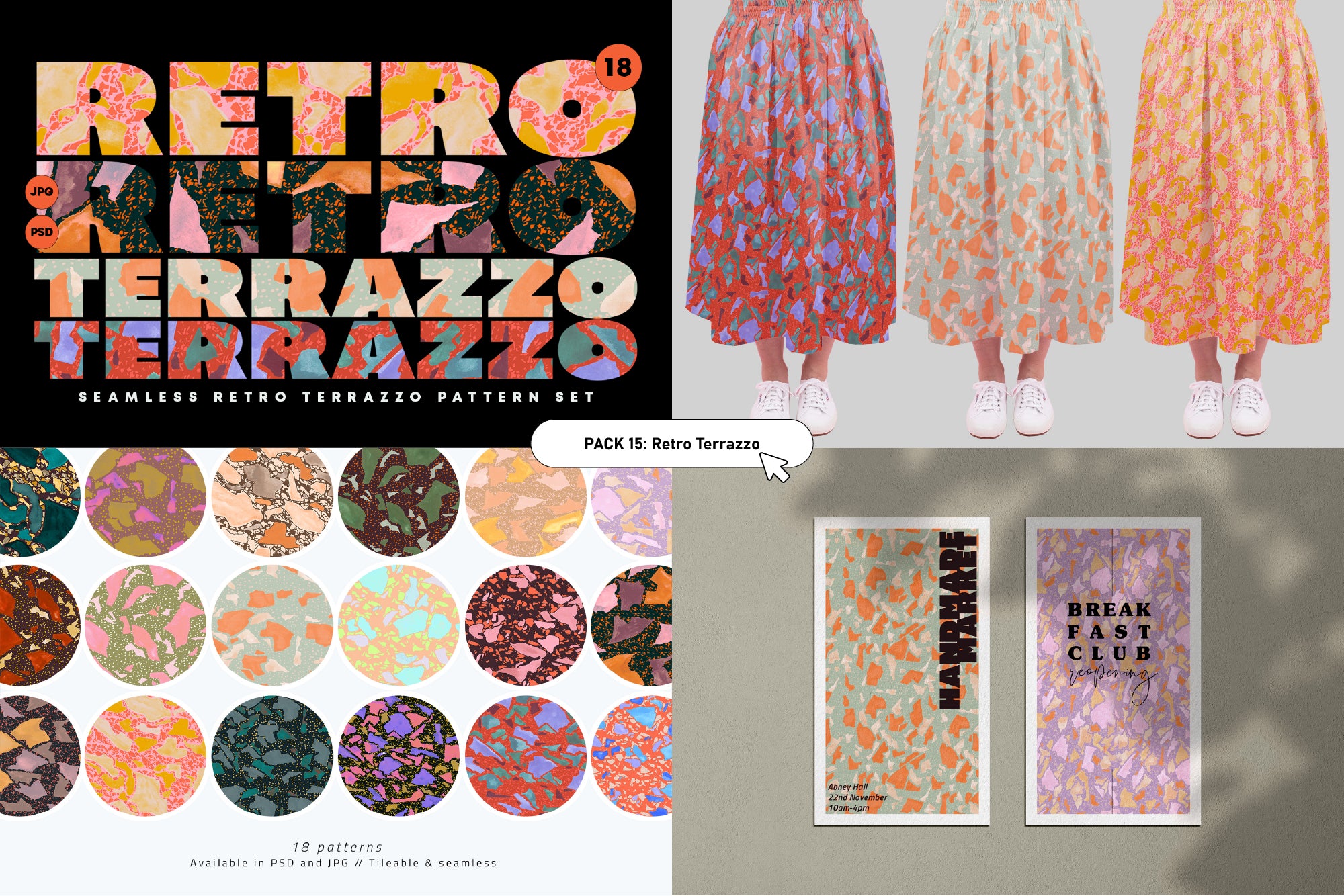 Retro Pattern Library 80% OFF