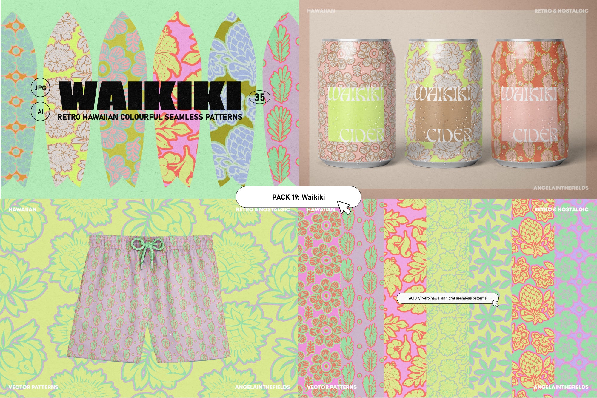 Retro Pattern Library 80% OFF