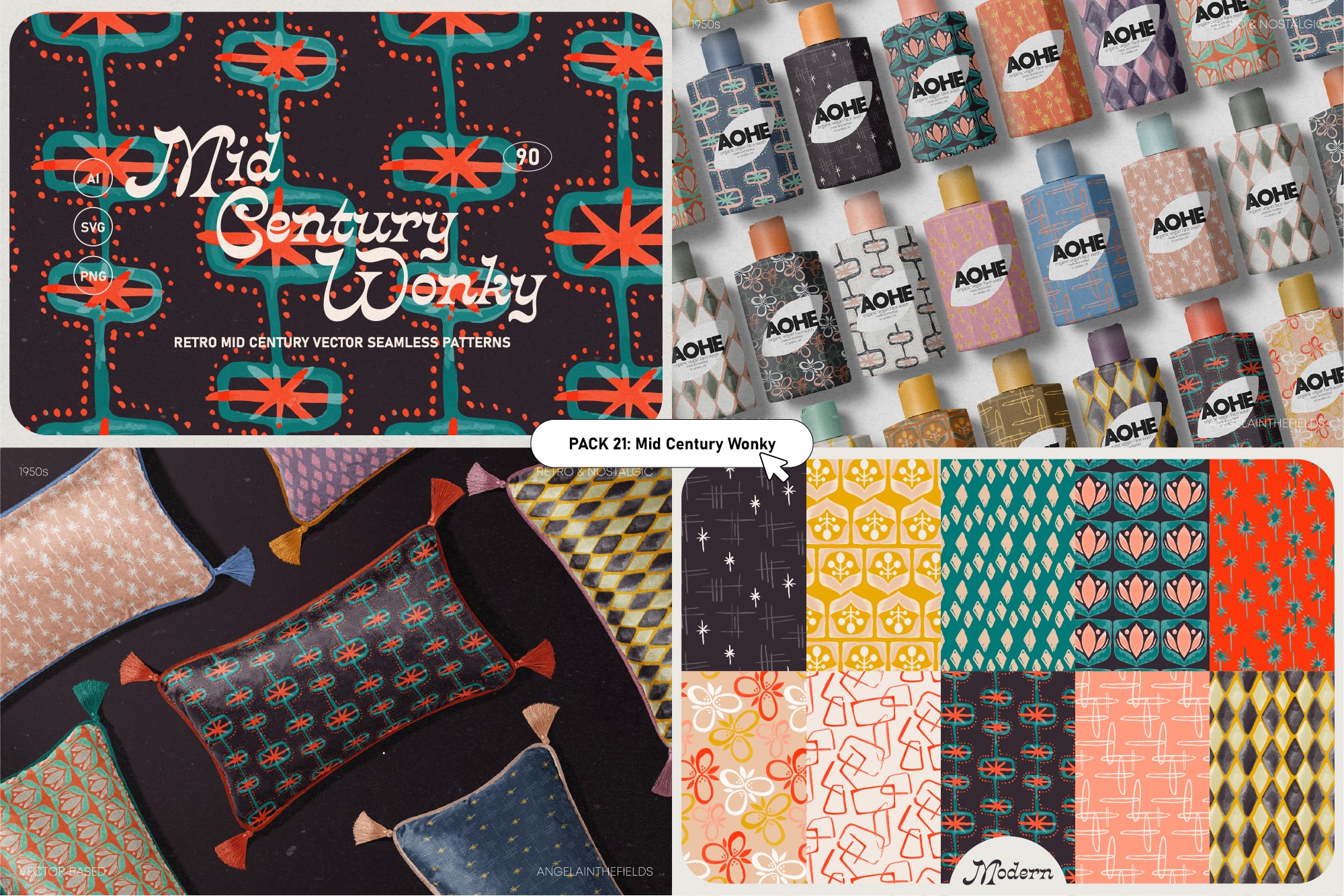 Retro Pattern Library 80% OFF