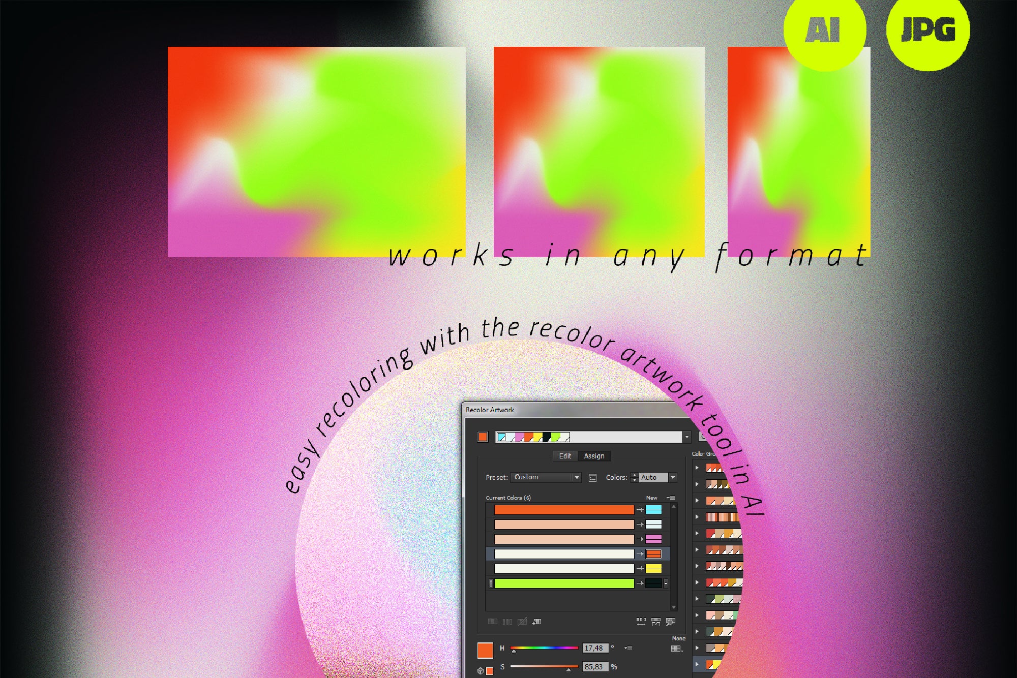 Retro 90s Gradients + Bonus Graphics