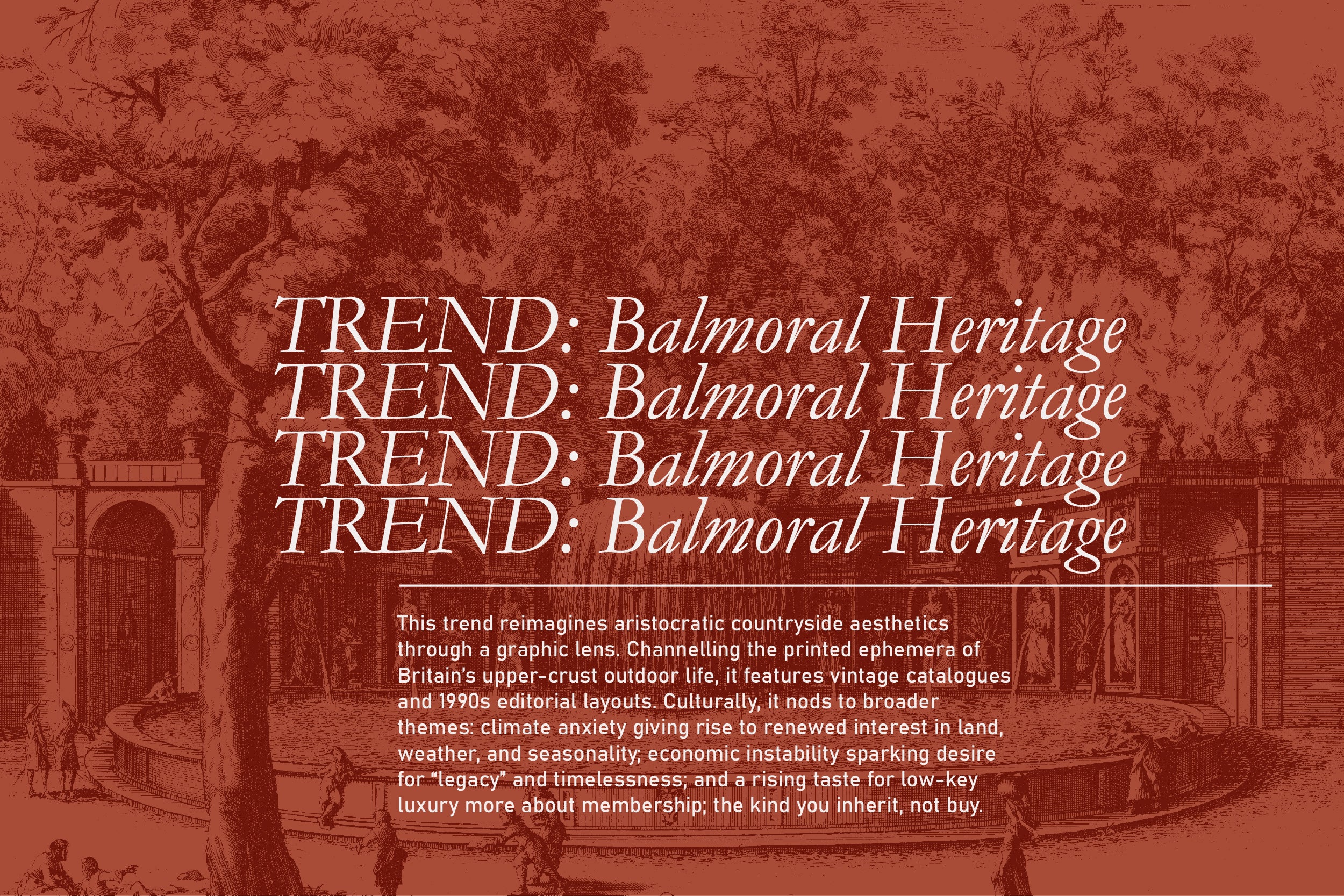 BALMORAL HERITAGE Trend Design Kit