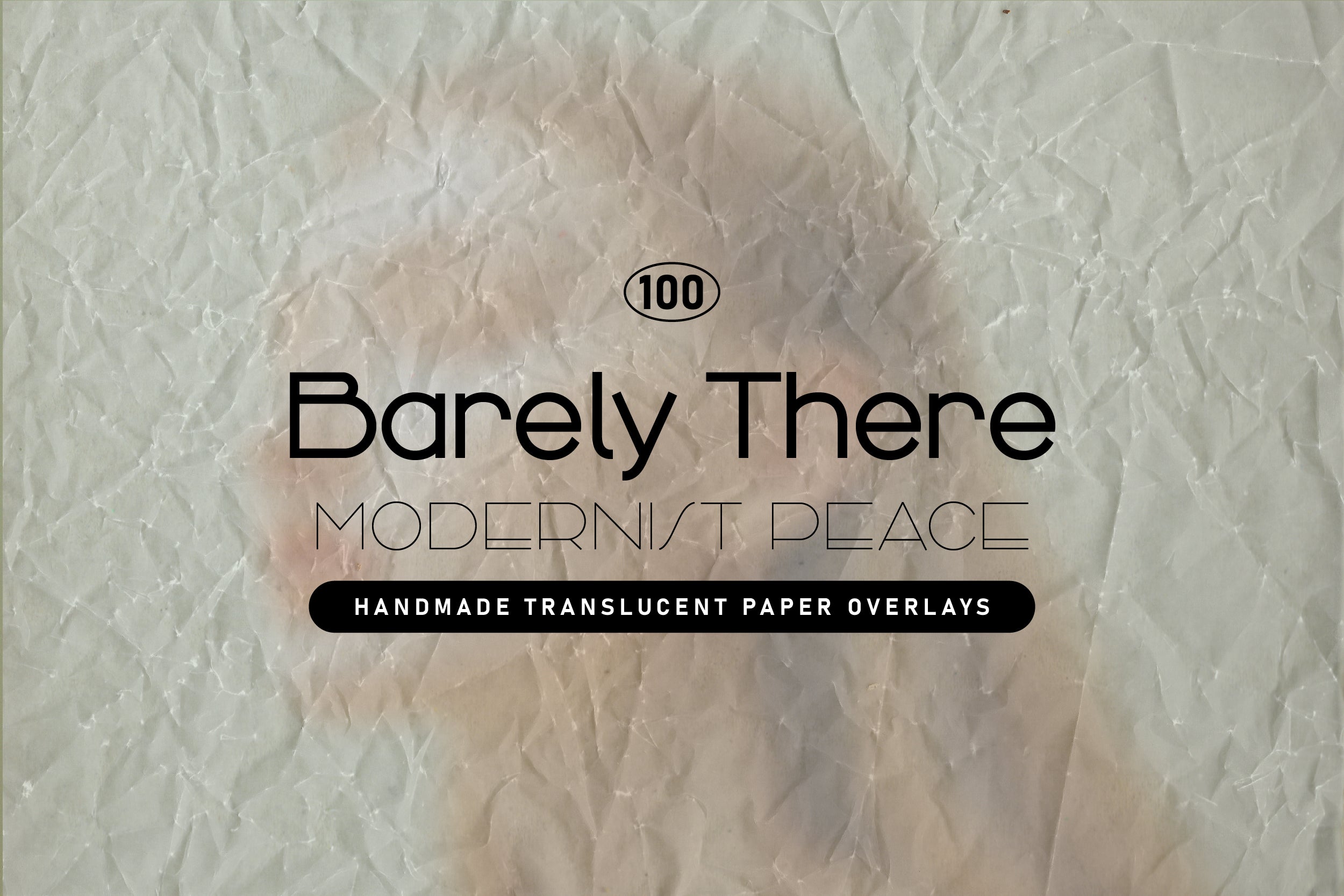 BARELY THERE Minimal Paper Overlays — ultra-light, barely-there paper textures for minimalist brand design