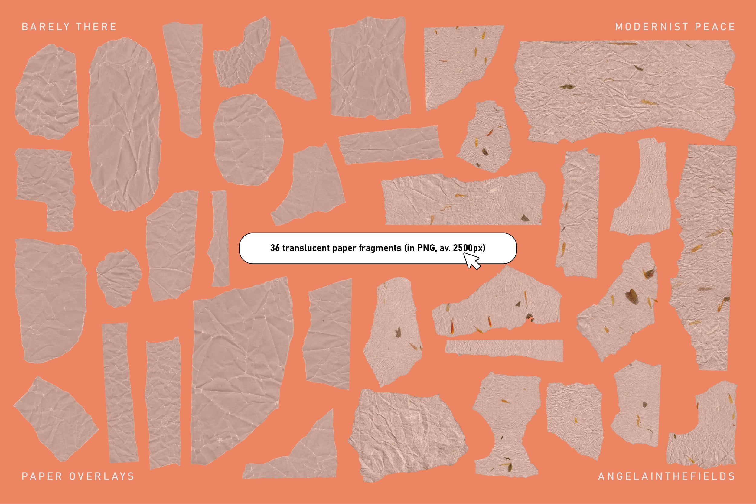 BARELY THERE Minimal Paper Overlays