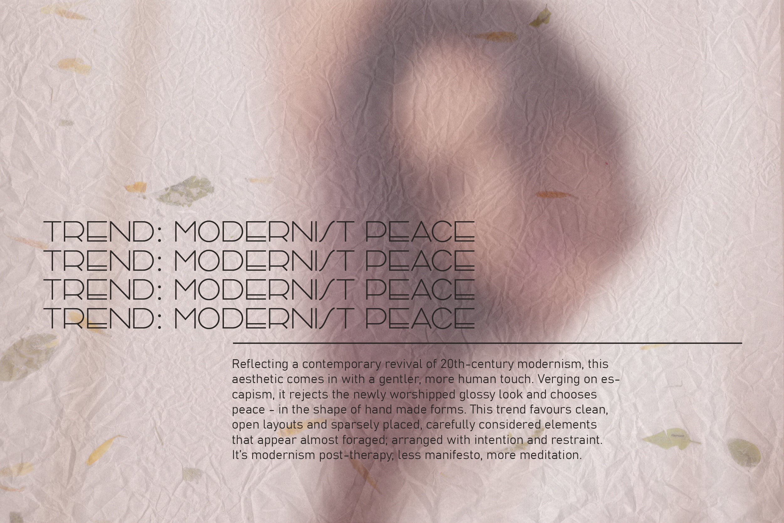 BARELY THERE Minimal Paper Overlays