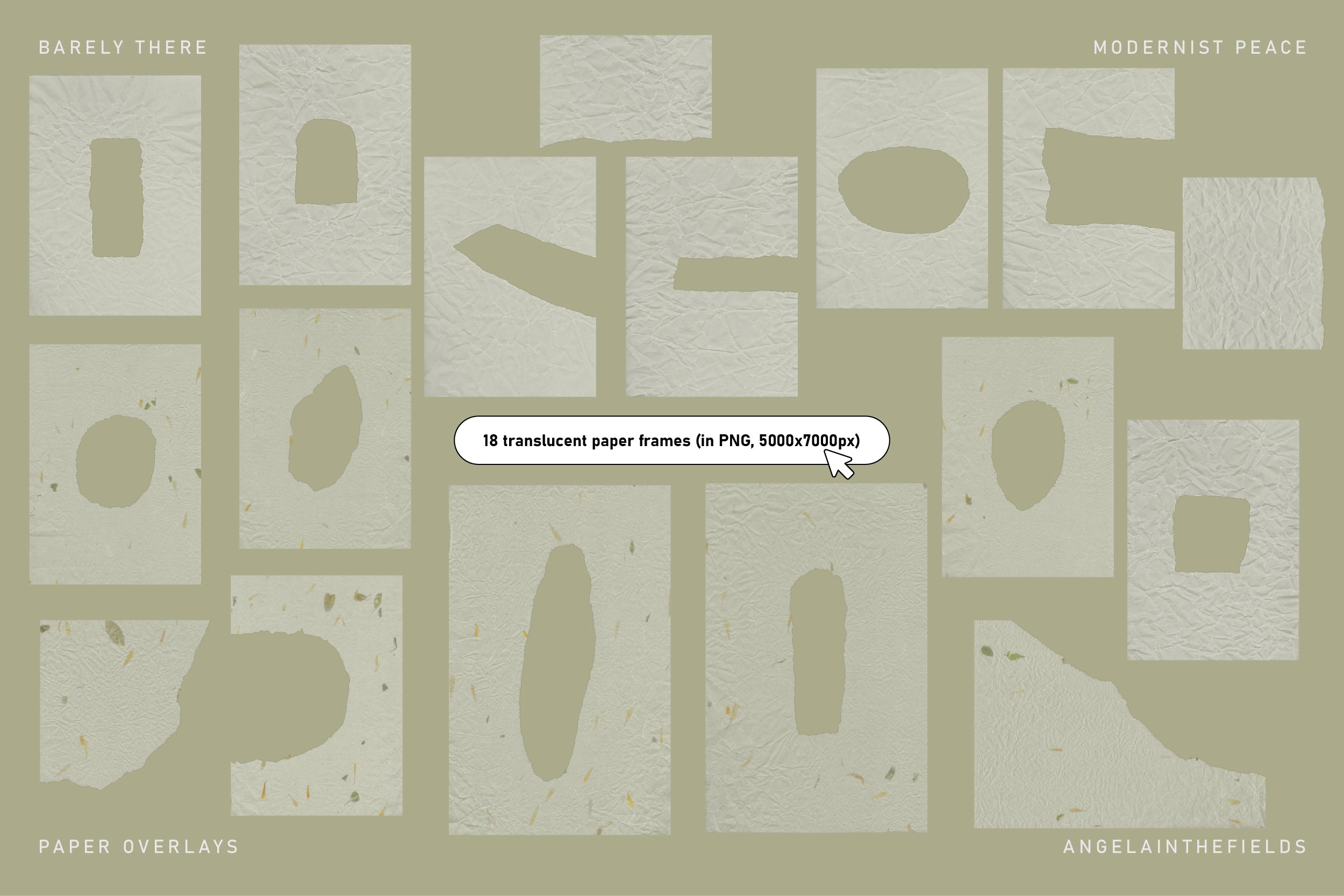 BARELY THERE Minimal Paper Overlays