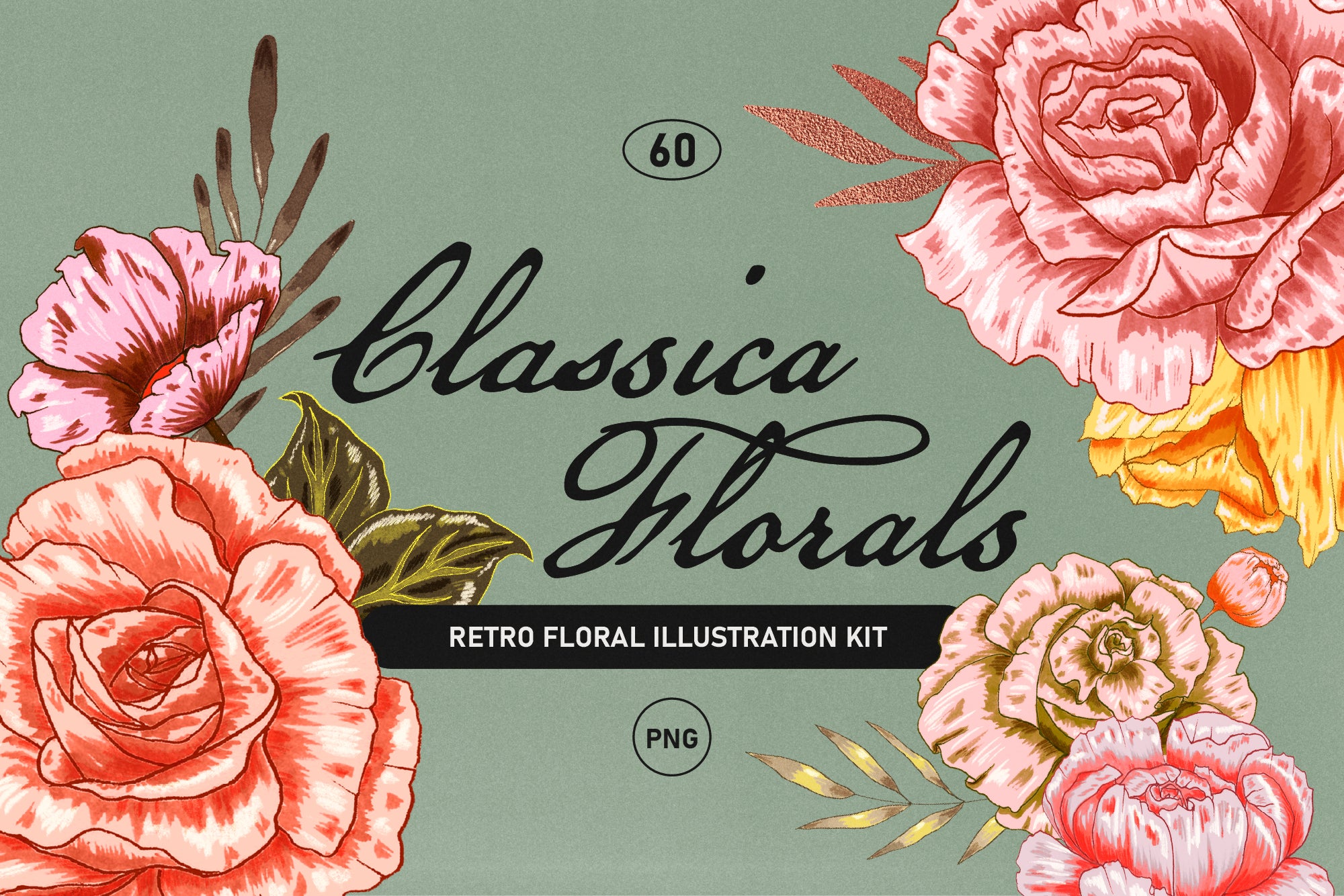 Classica Floral Illustrations
