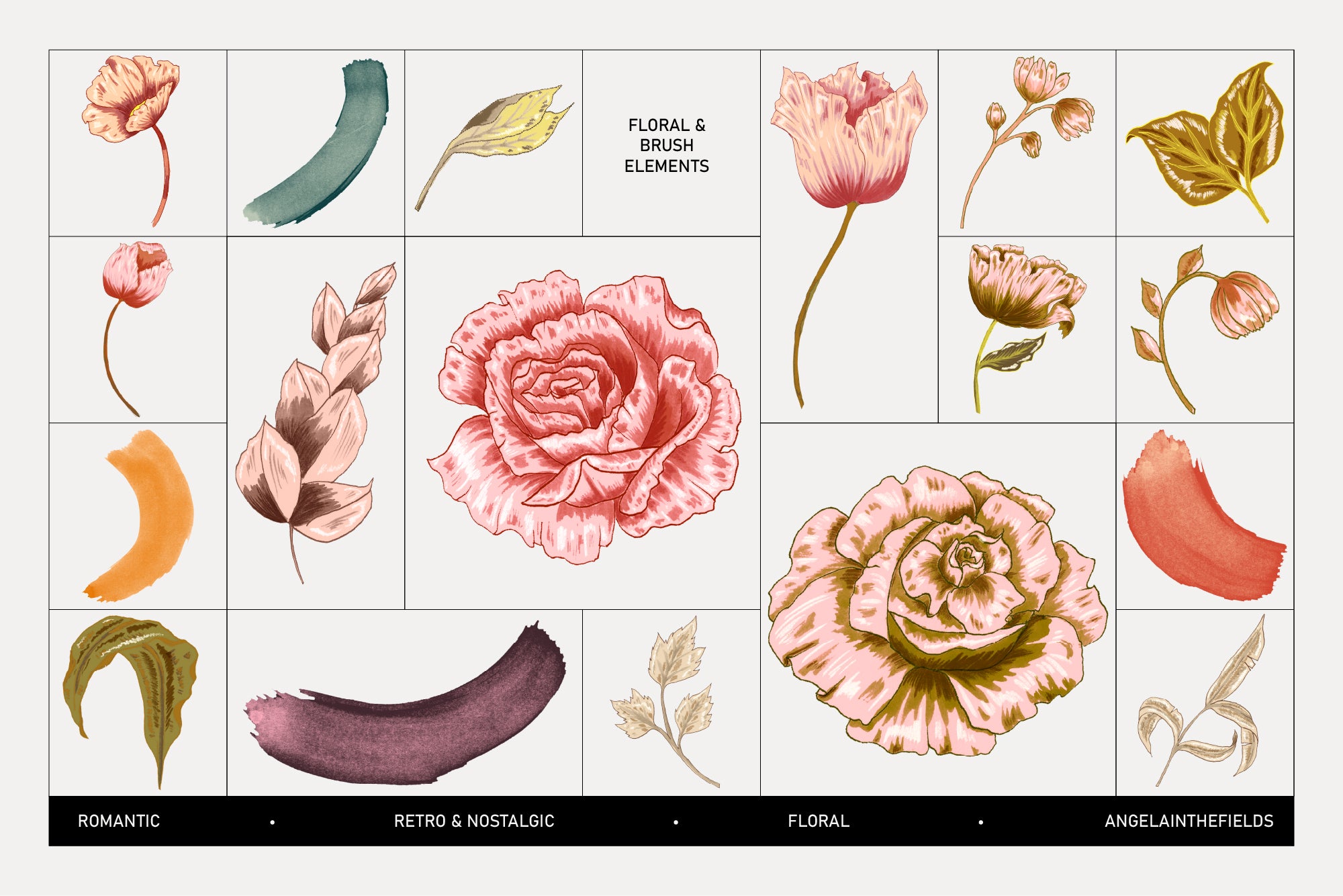 Classica Floral Illustrations