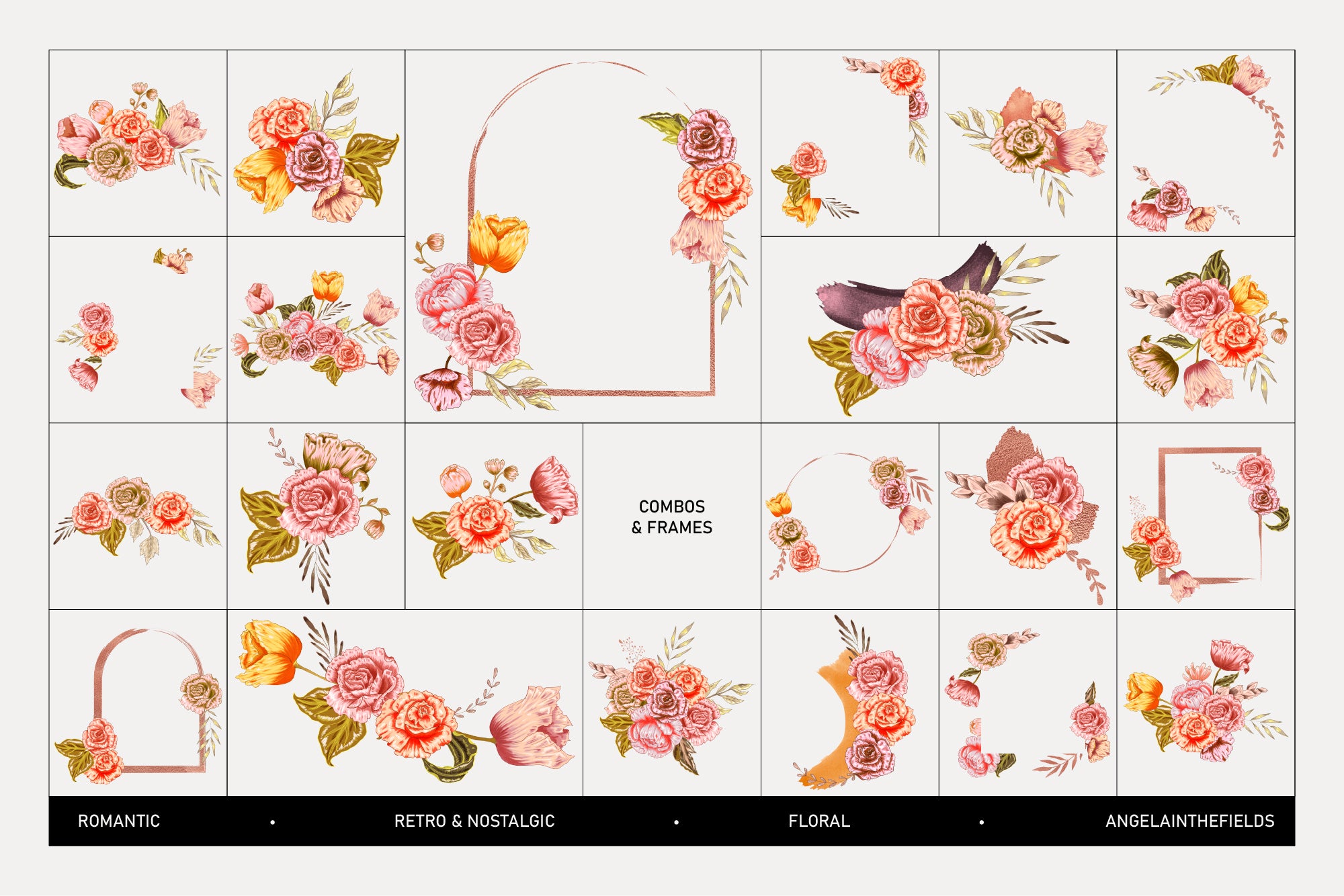 Classica Floral Illustrations