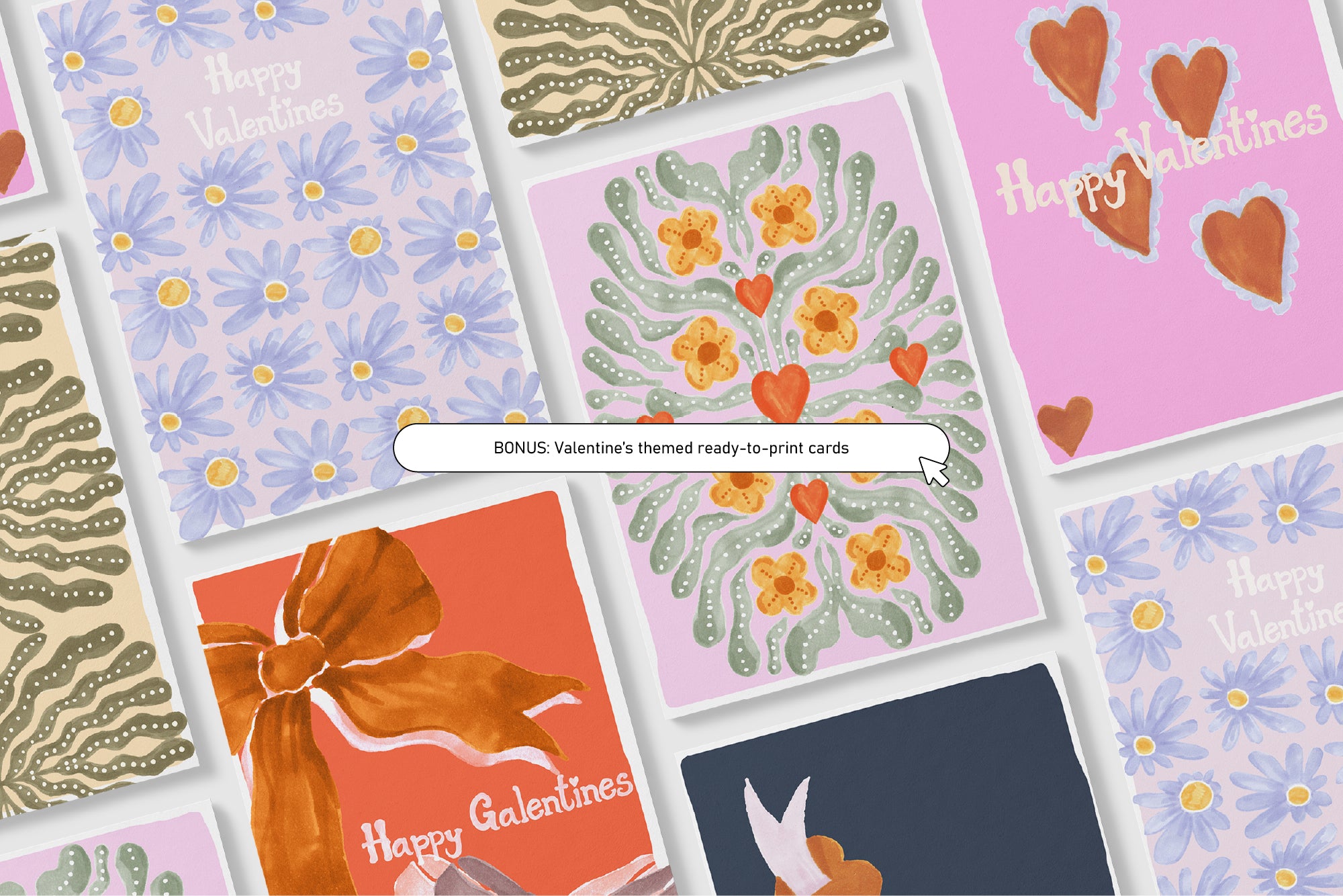 Valentines Retro Set