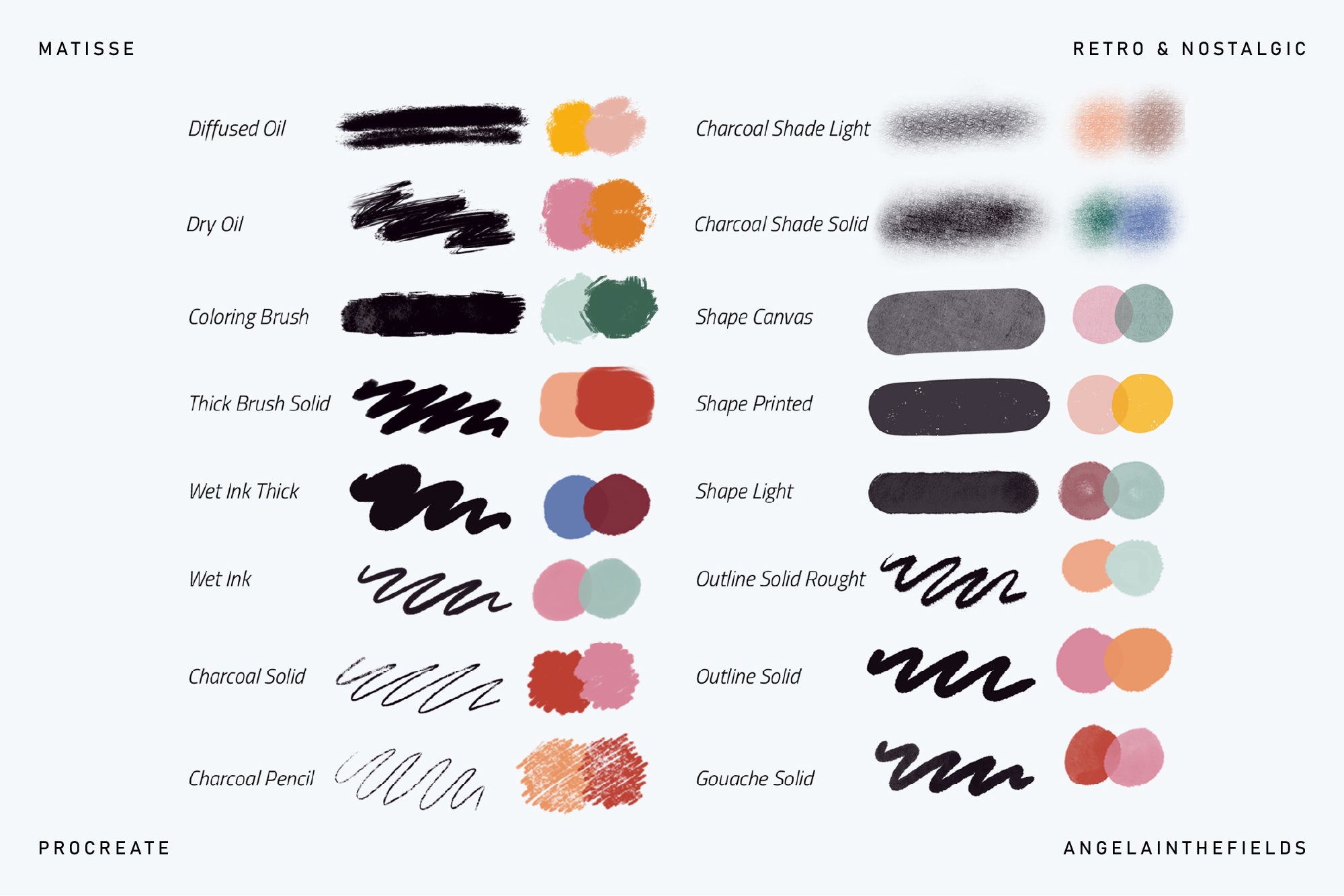 Procreate Matisse Brush Pack