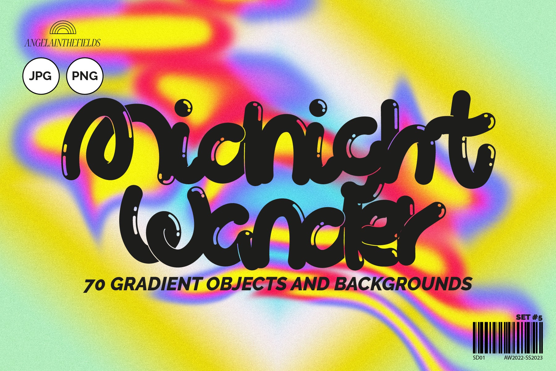 90s Midnight Rave Gradients