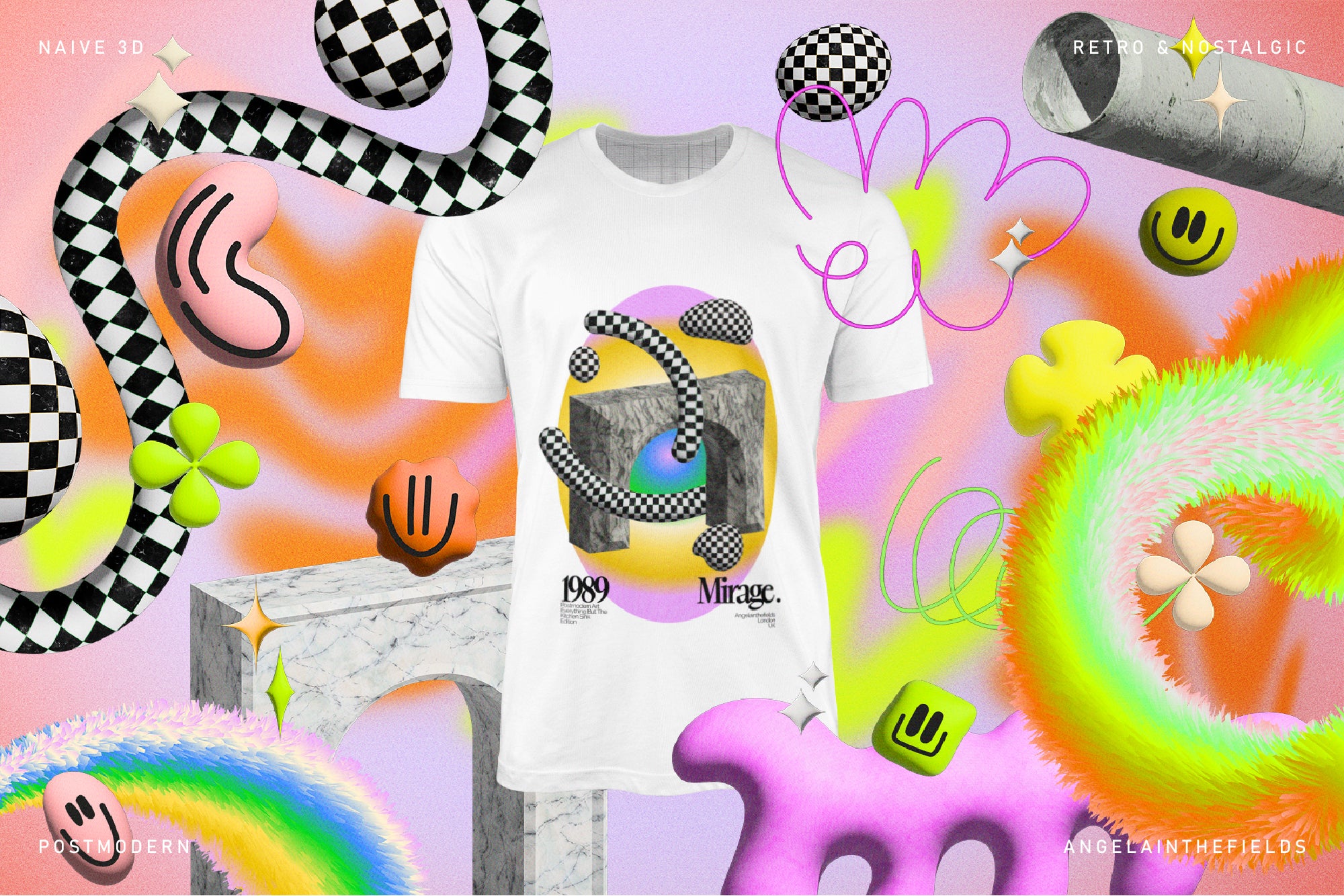 Neo 3D Postmodern Elements