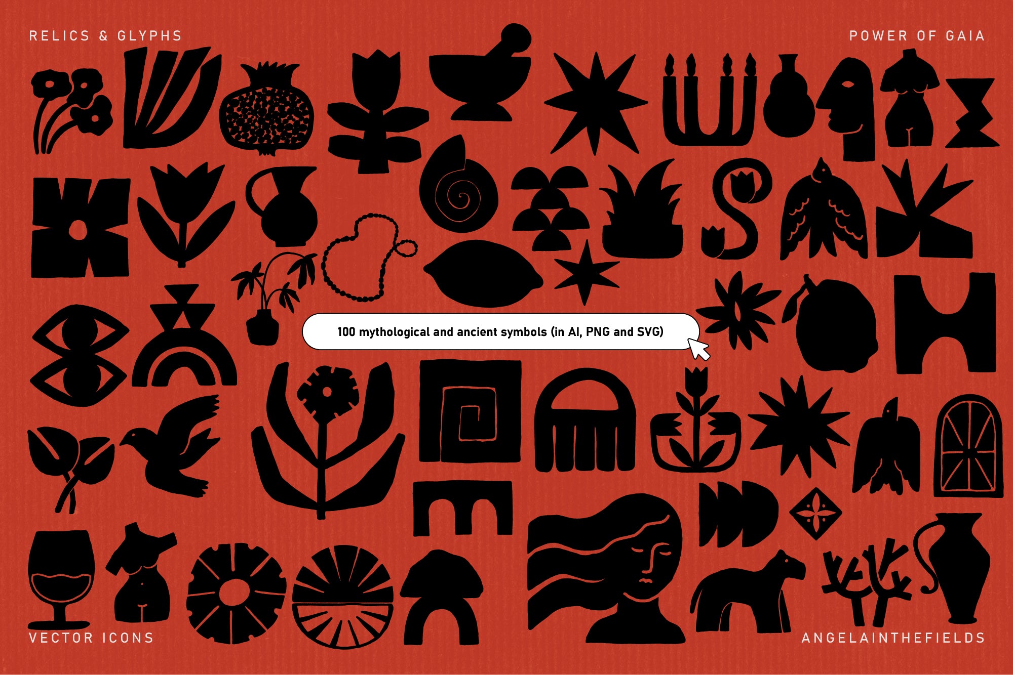 RELICS AND GLYPHS Vector Elements