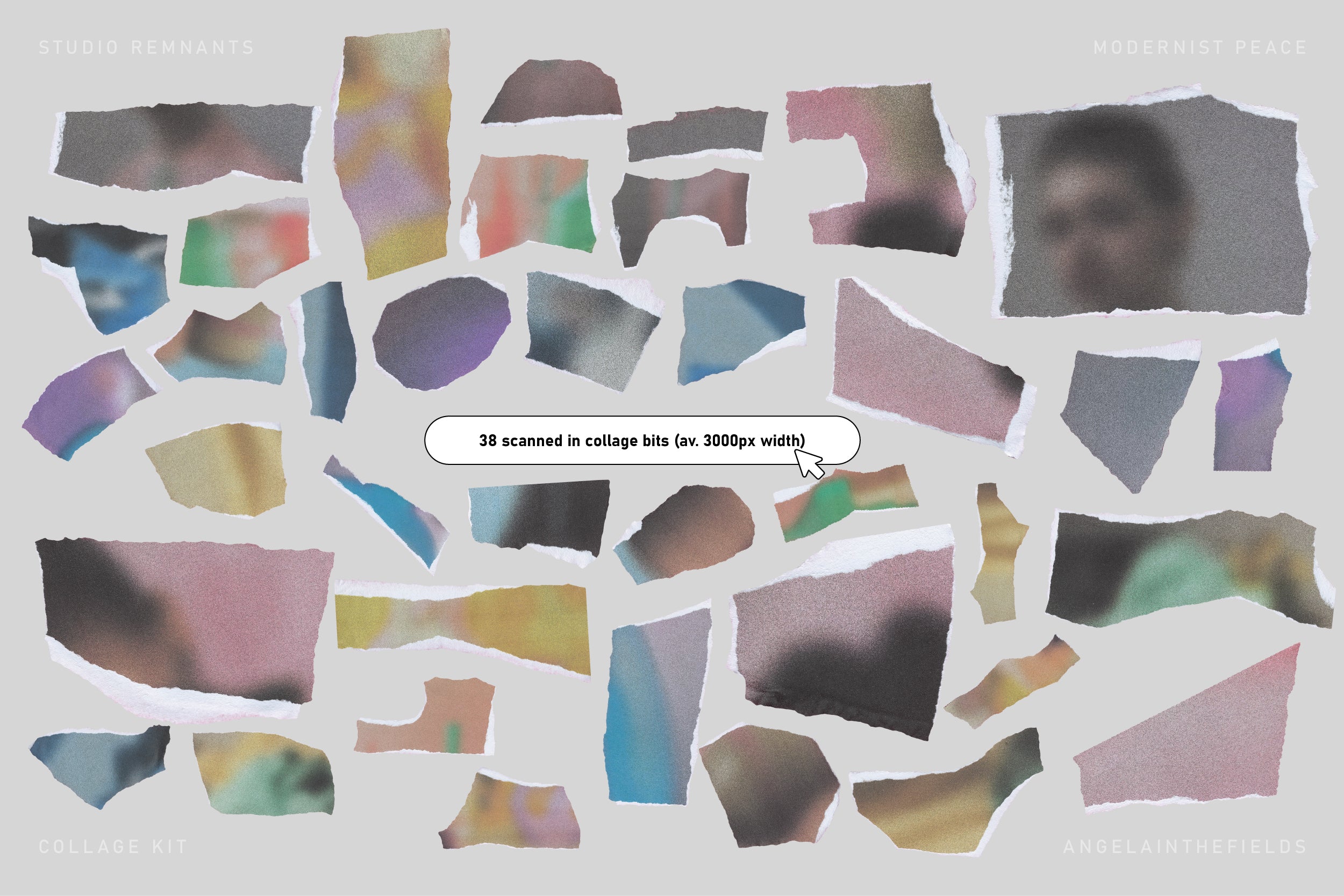 STUDIO REMNANTS Collage Kit