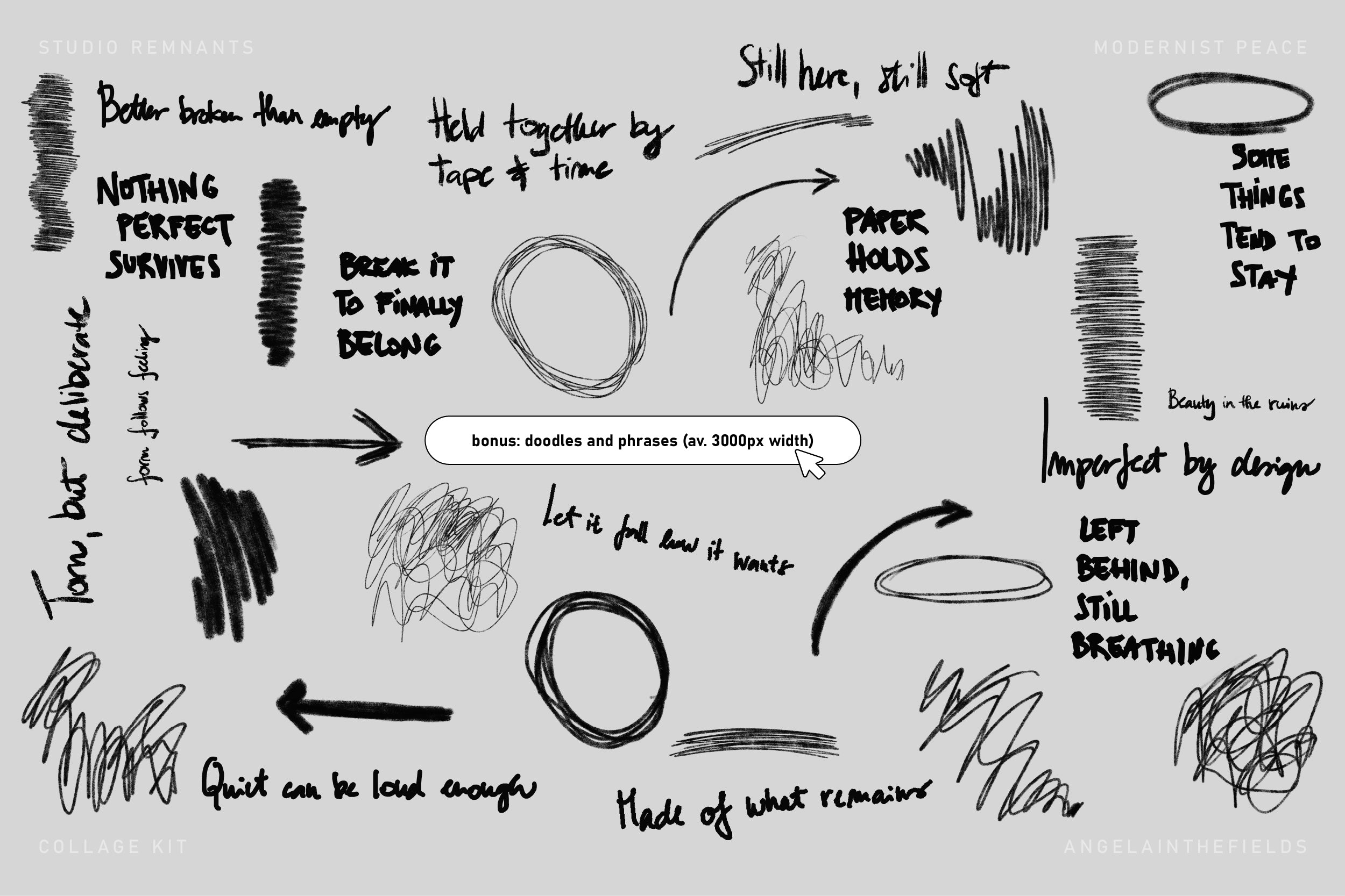 STUDIO REMNANTS Collage Kit