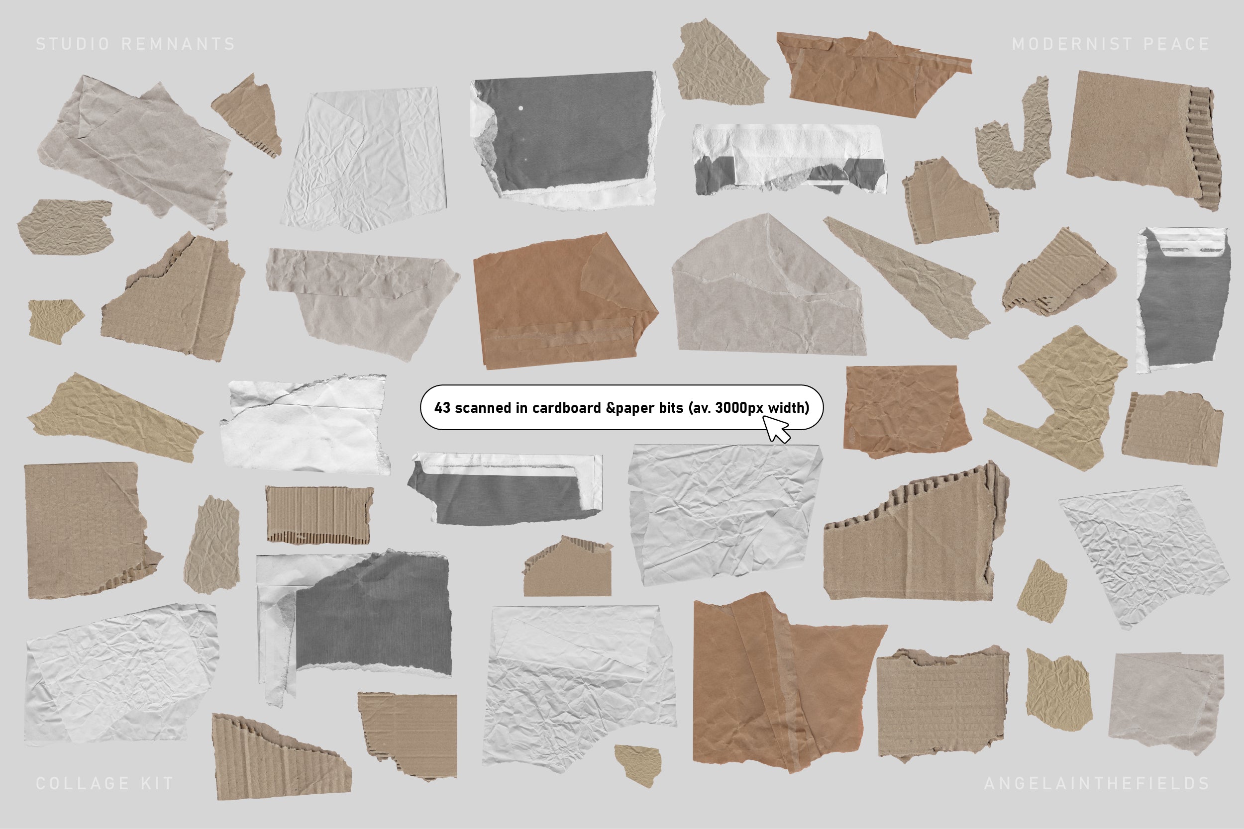 STUDIO REMNANTS Collage Kit