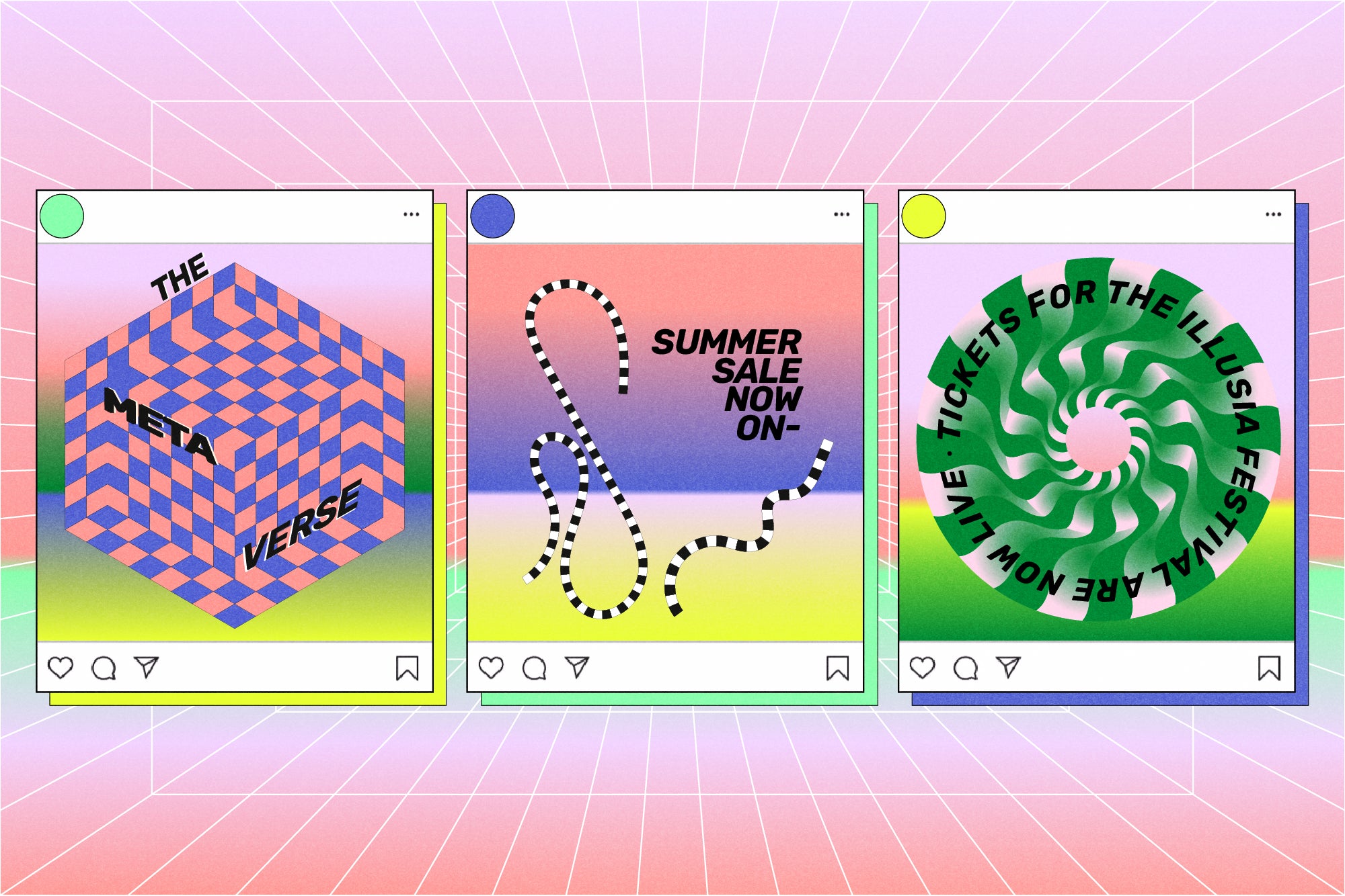 SuperSpectiva Retro Geo Clipart