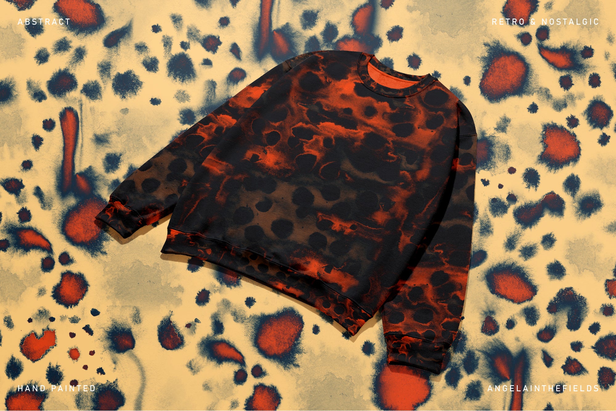 Ink Abstract Seamless Textures
