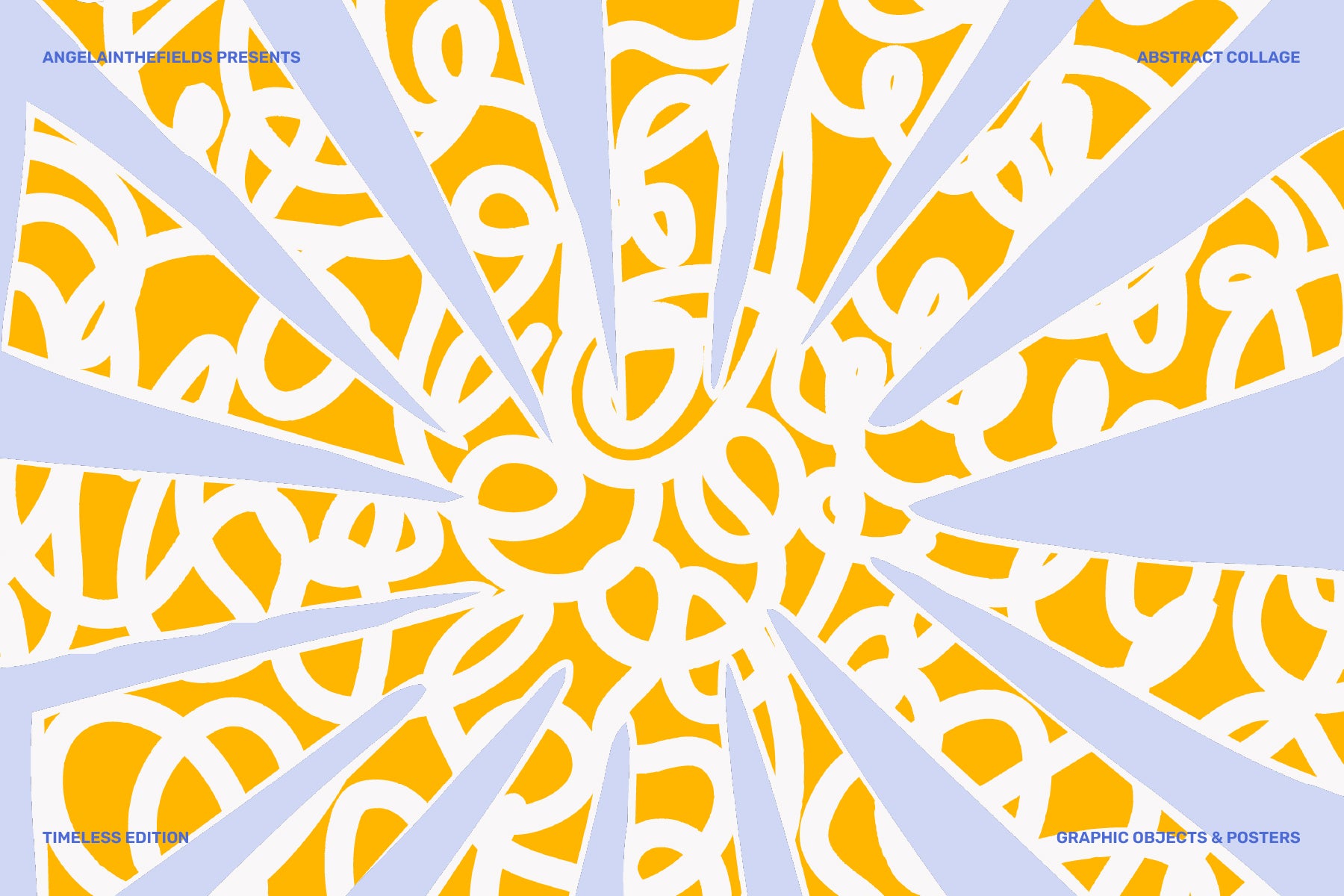 Abstract Collage Vector Clipart Set