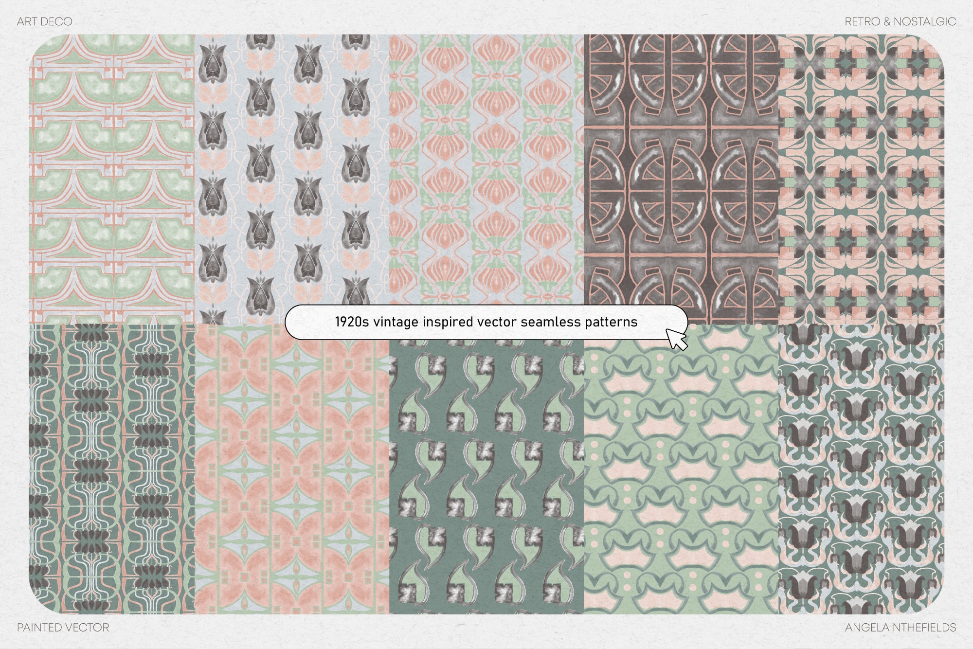 Art Deco Vector Pattern Set