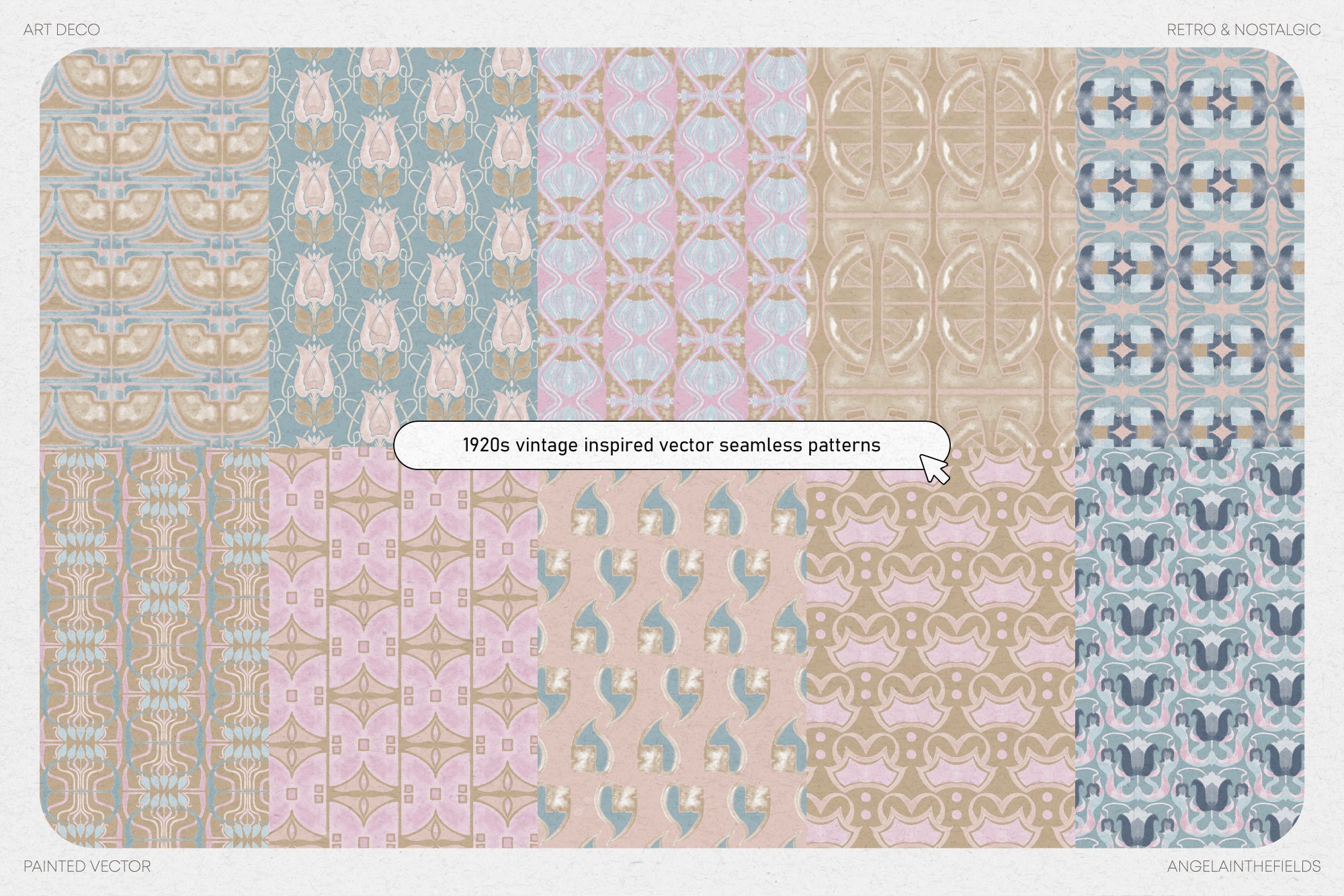 Art Deco Vector Pattern Set