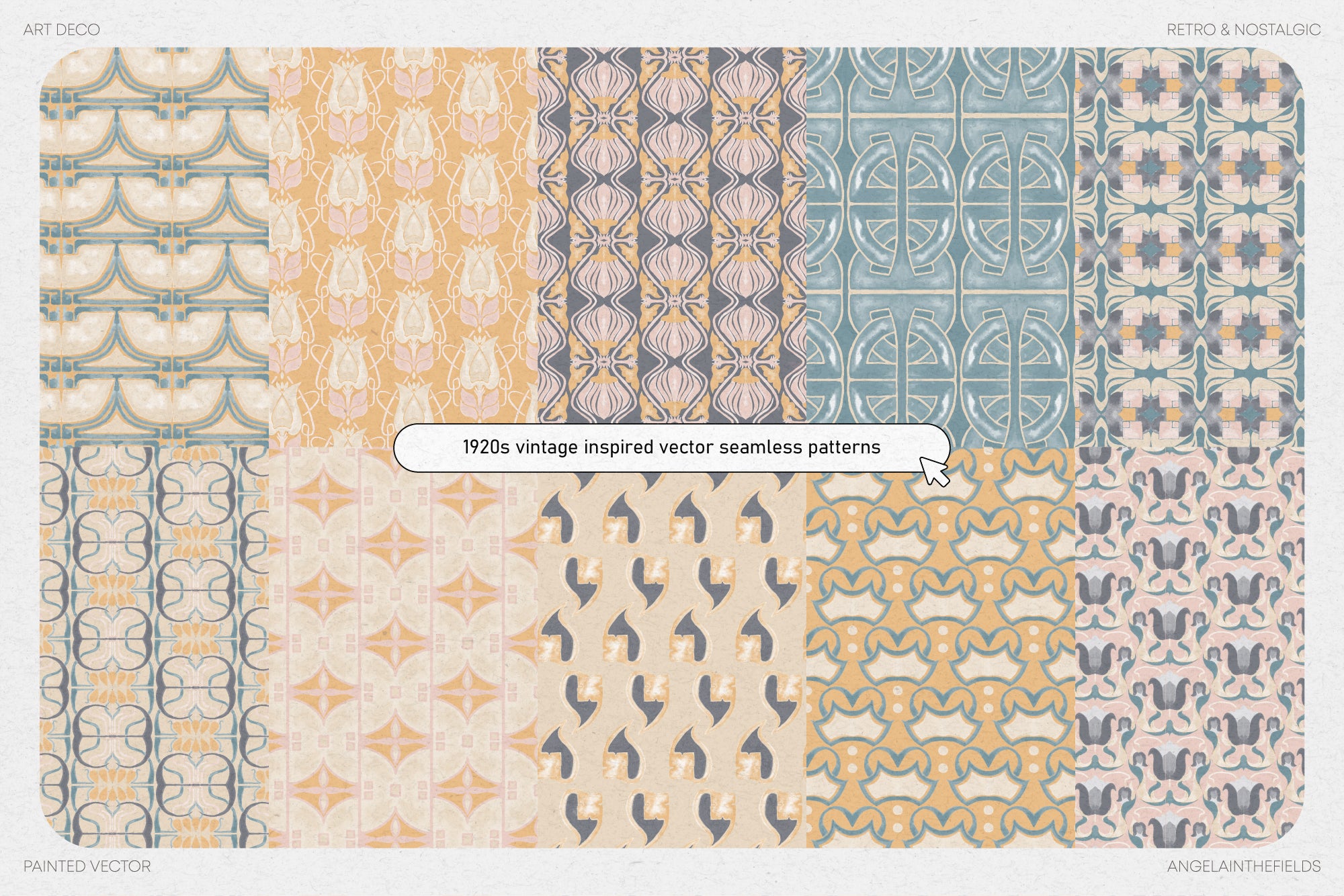 Art Deco Vector Pattern Set
