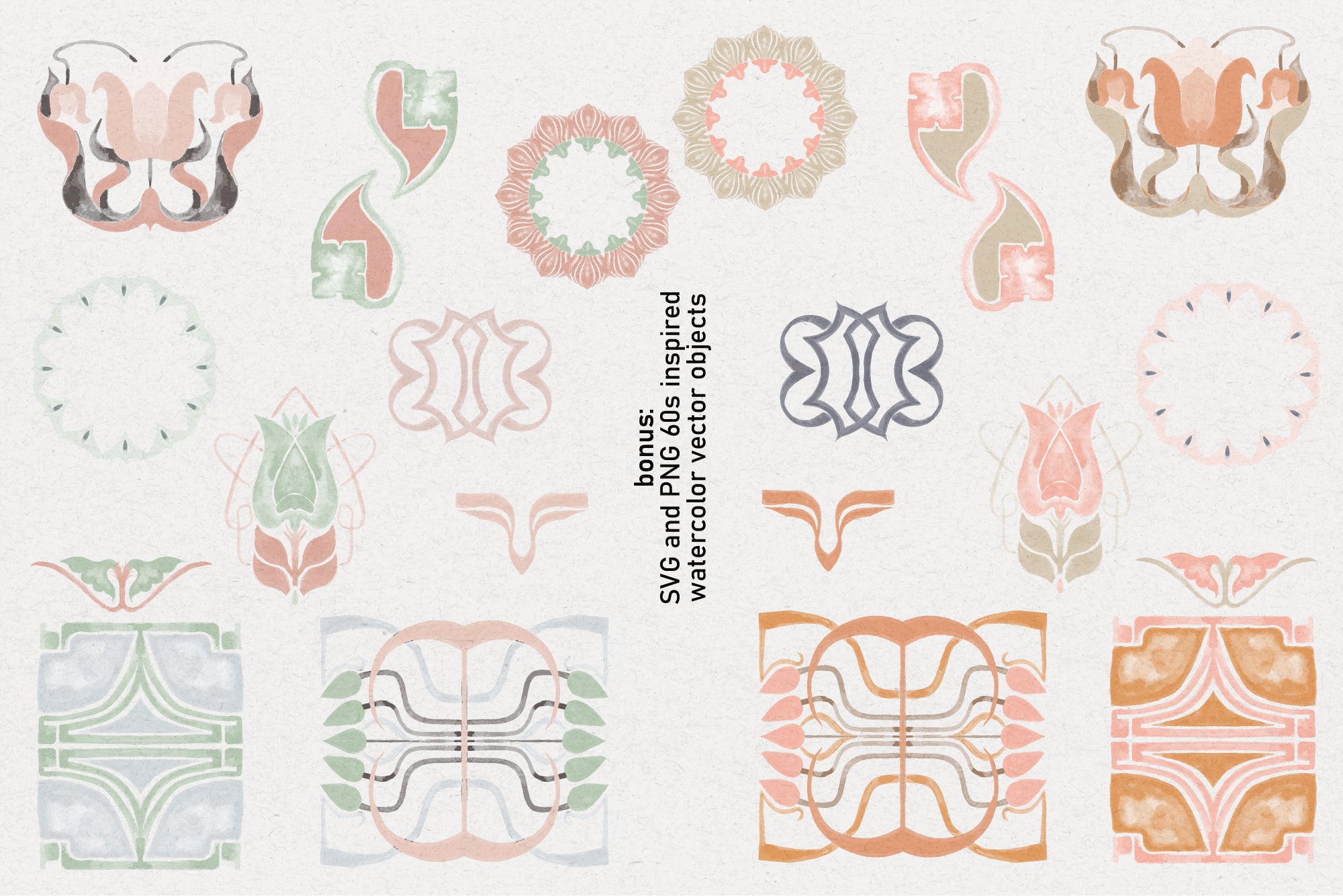 Art Deco Vector Pattern Set
