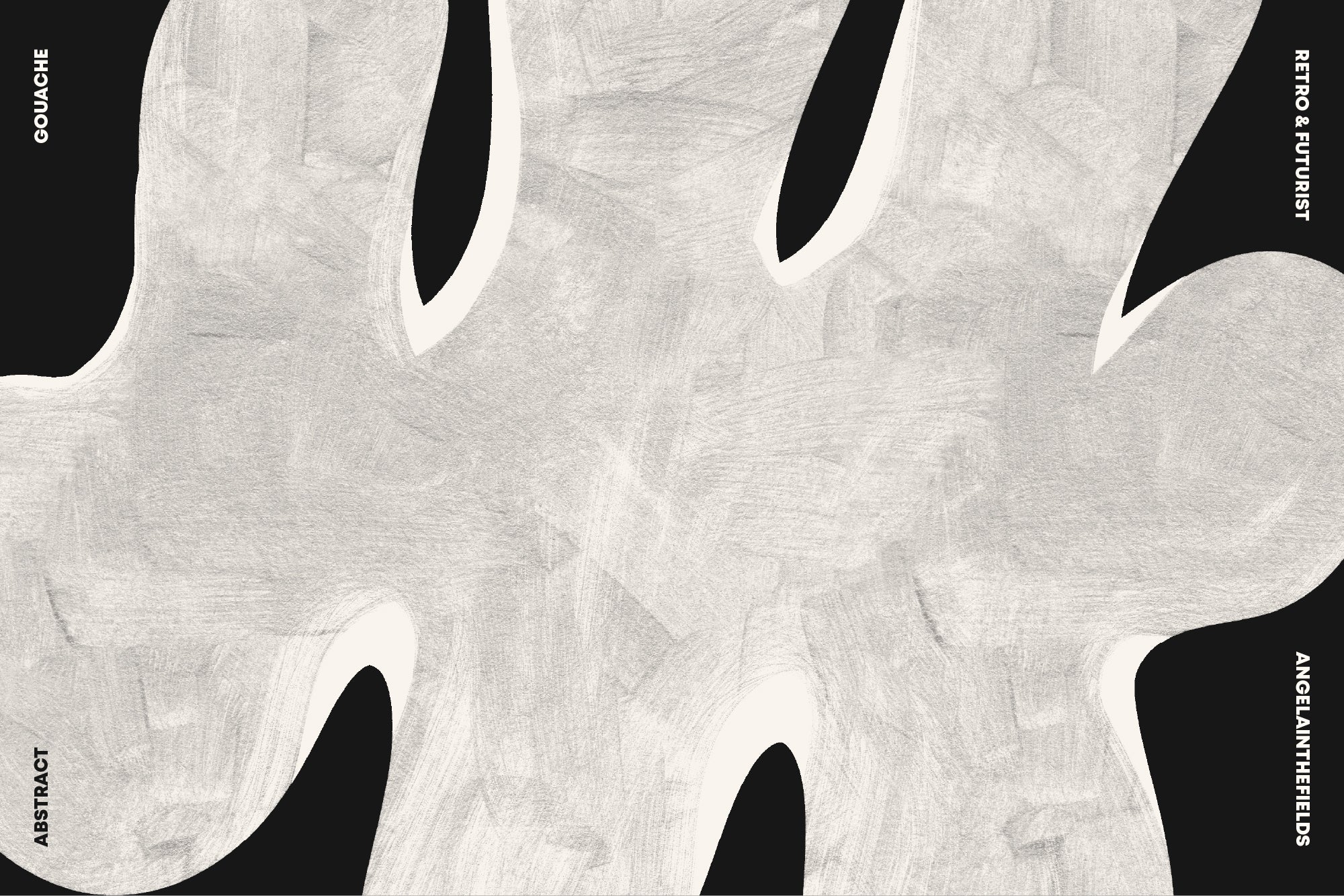 Black & White Organic Abstract Studio