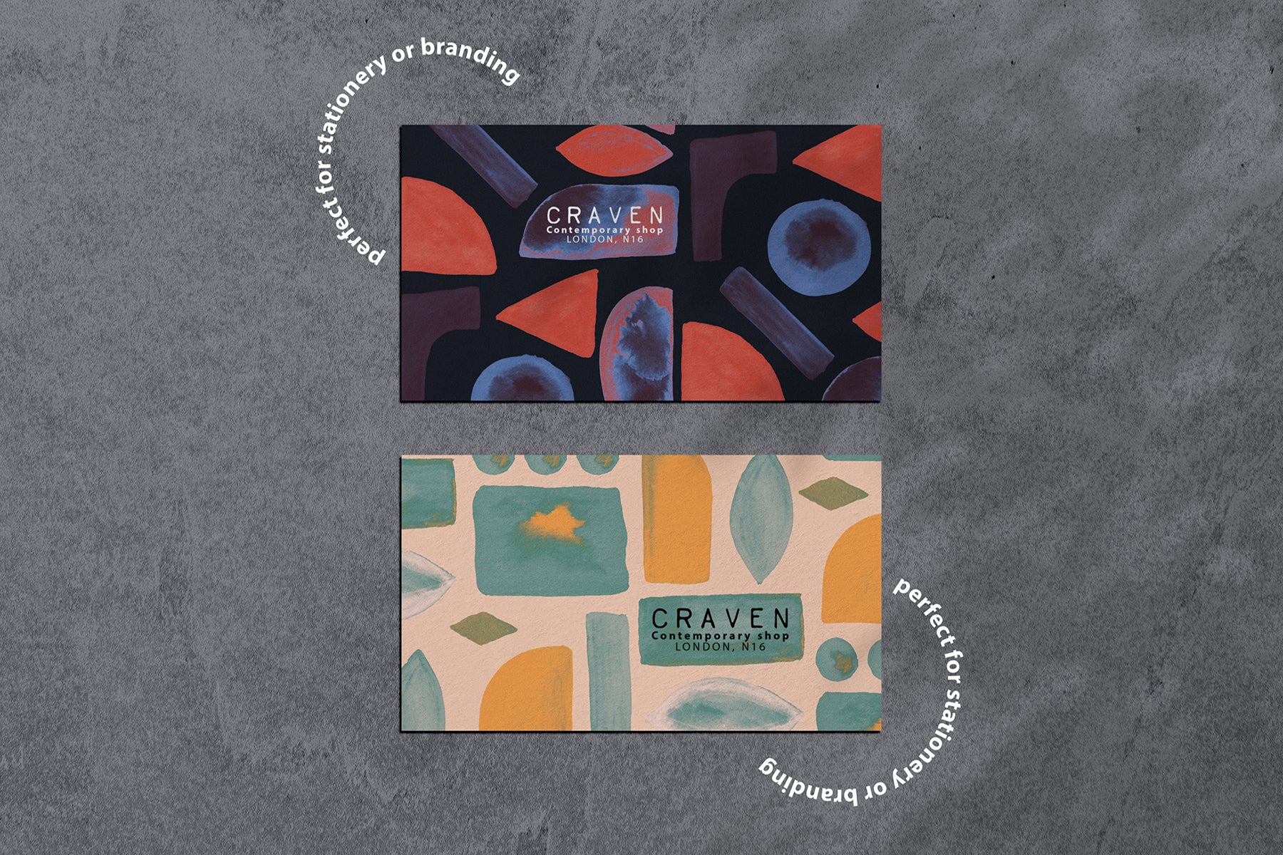Watercolor Retrometric Pattern Pack