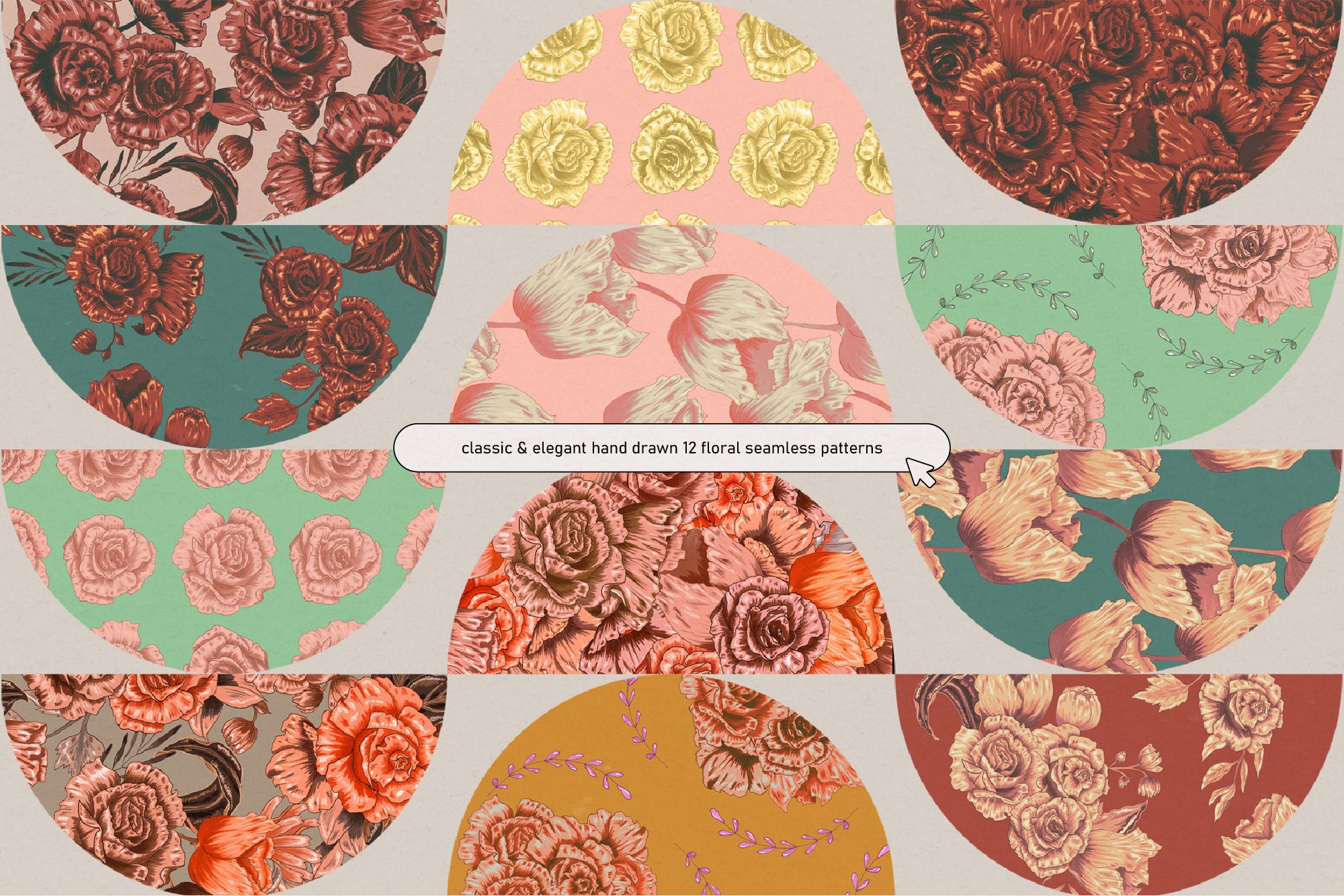 12 Romantic Spring Floral Patterns