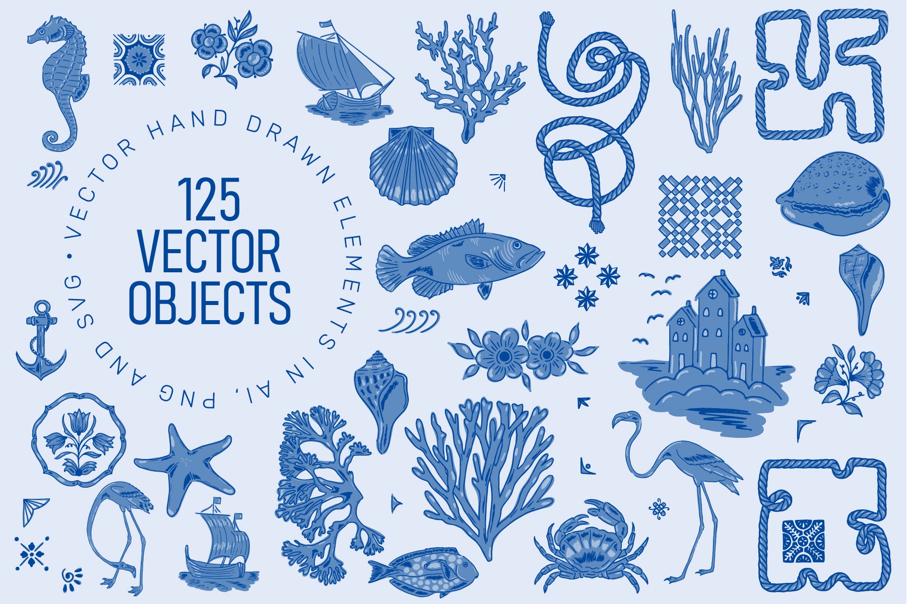 200+ Coastal Dream Vector Clipart