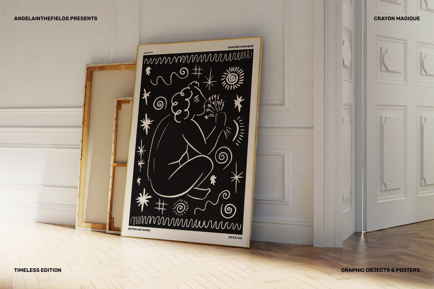 200+ Retro Modern Doodle Art