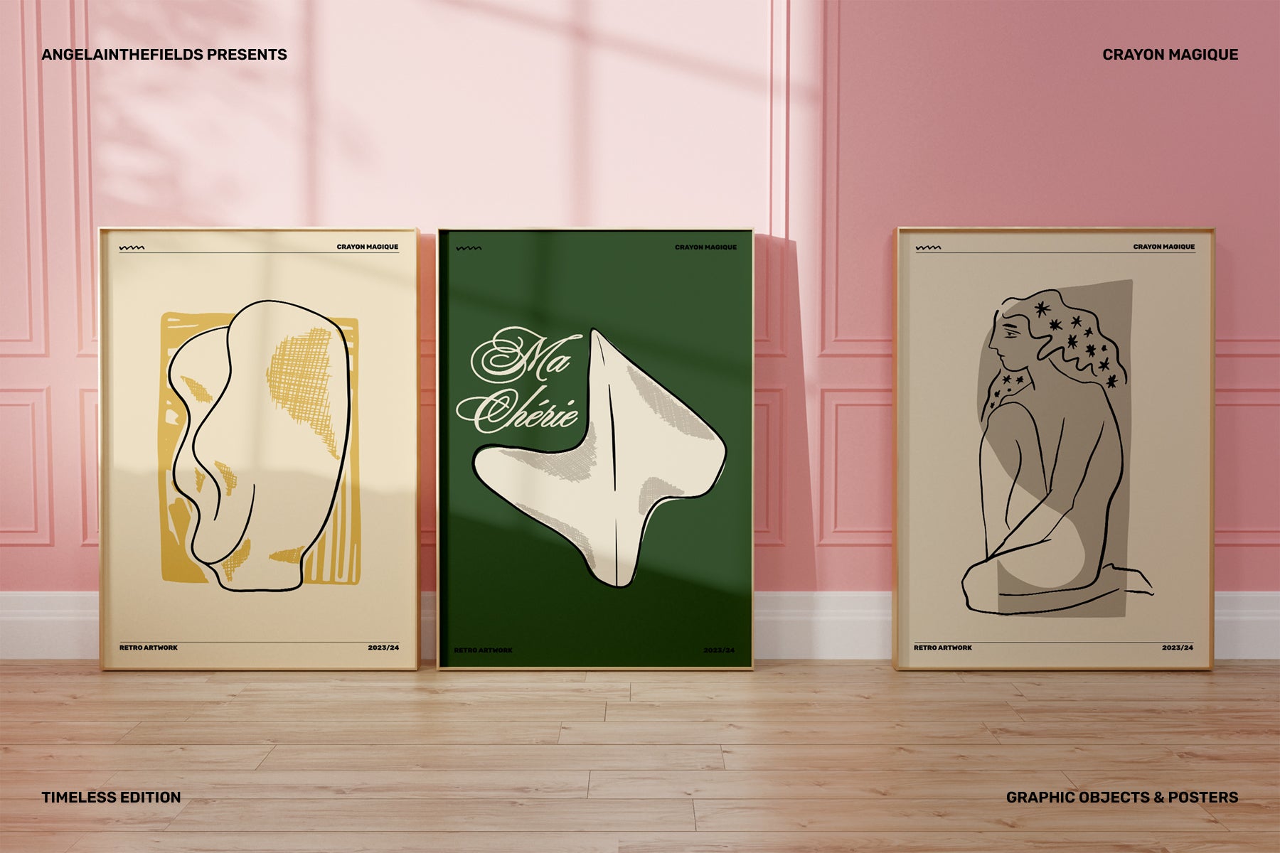 200+ Retro Modern Doodle Art