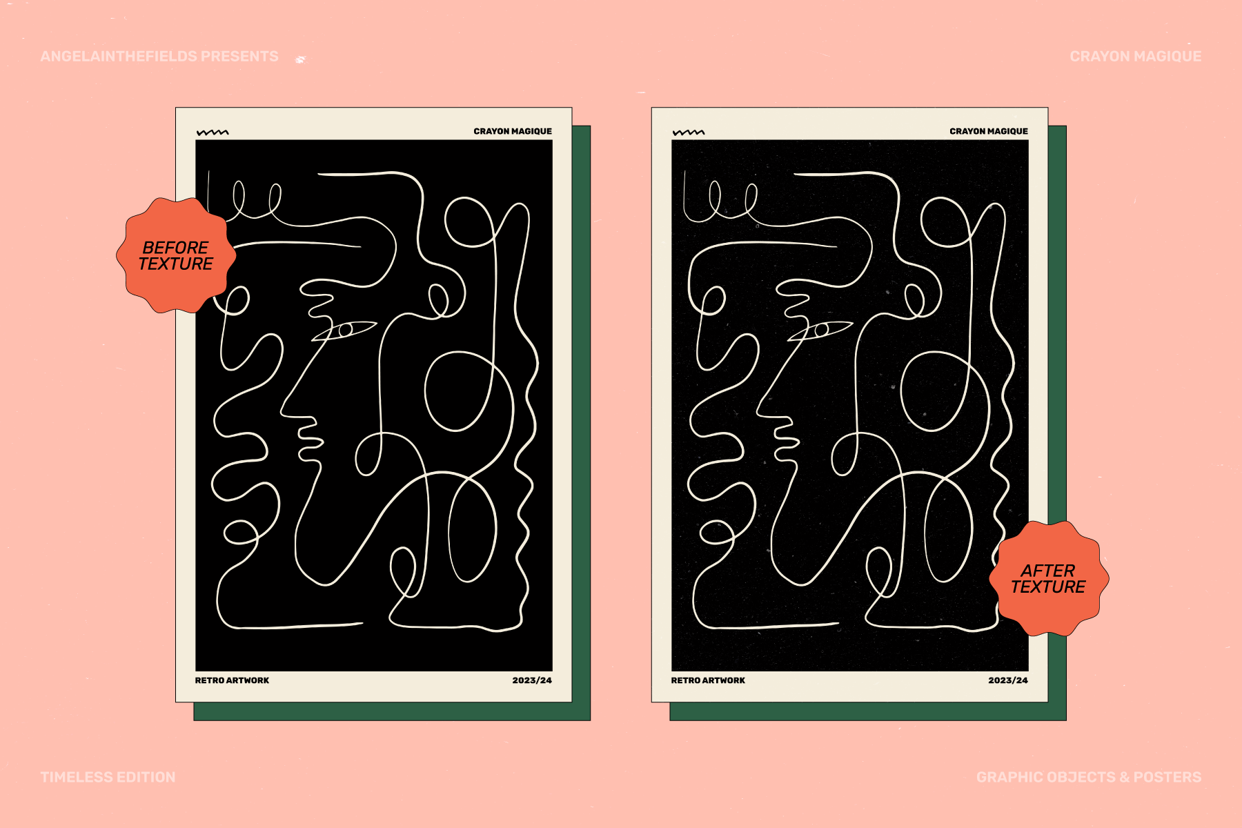 200+ Retro Modern Doodle Art