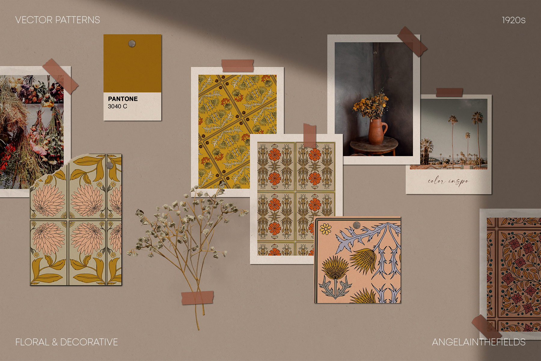 ArtDeco Floral Patterns