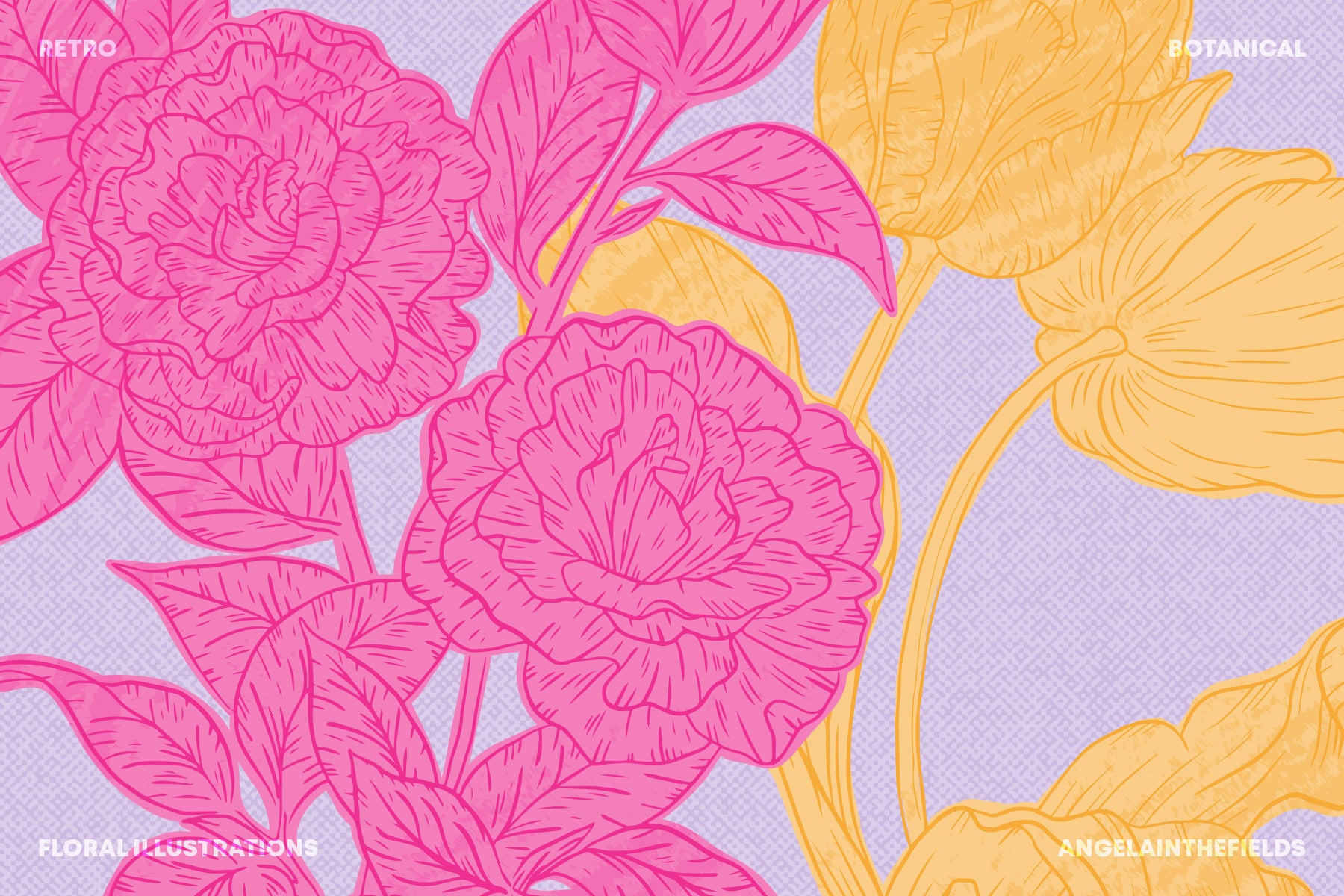 Flora Romantica Vector Florals