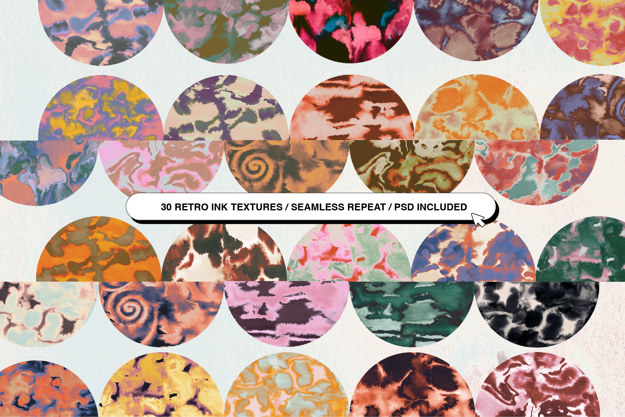 Retro Ink Textures 7000px+