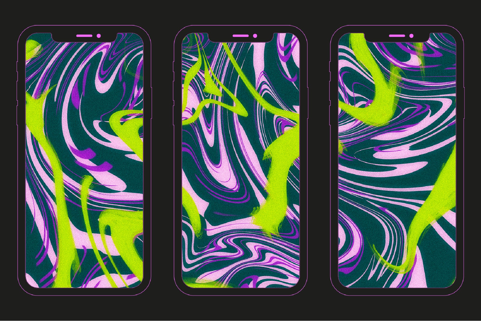 50 Liquid Retro Textures 3600px