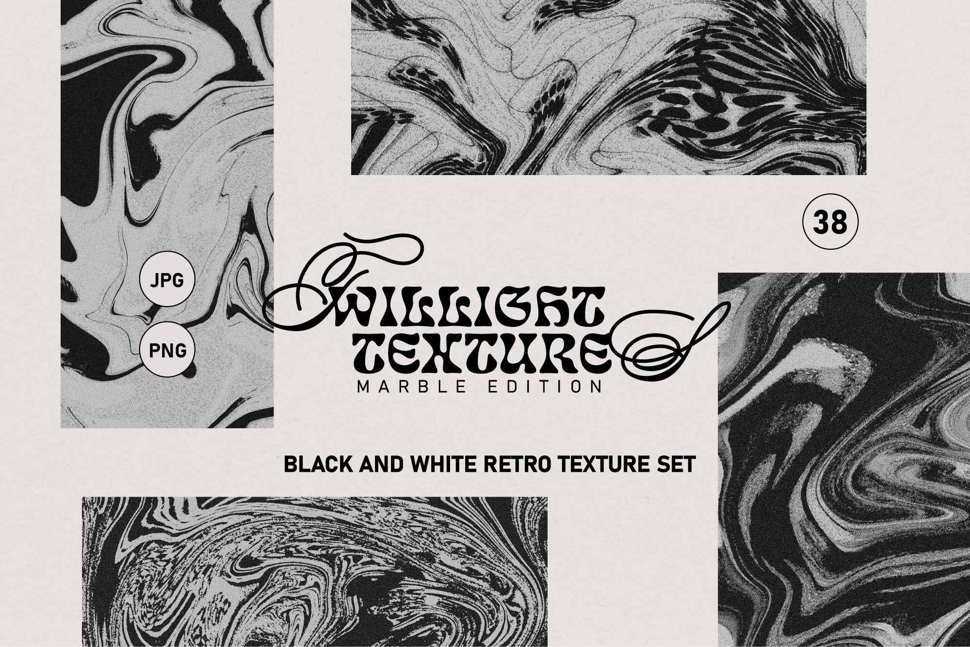 Grainy Psychedelic Marble Textures