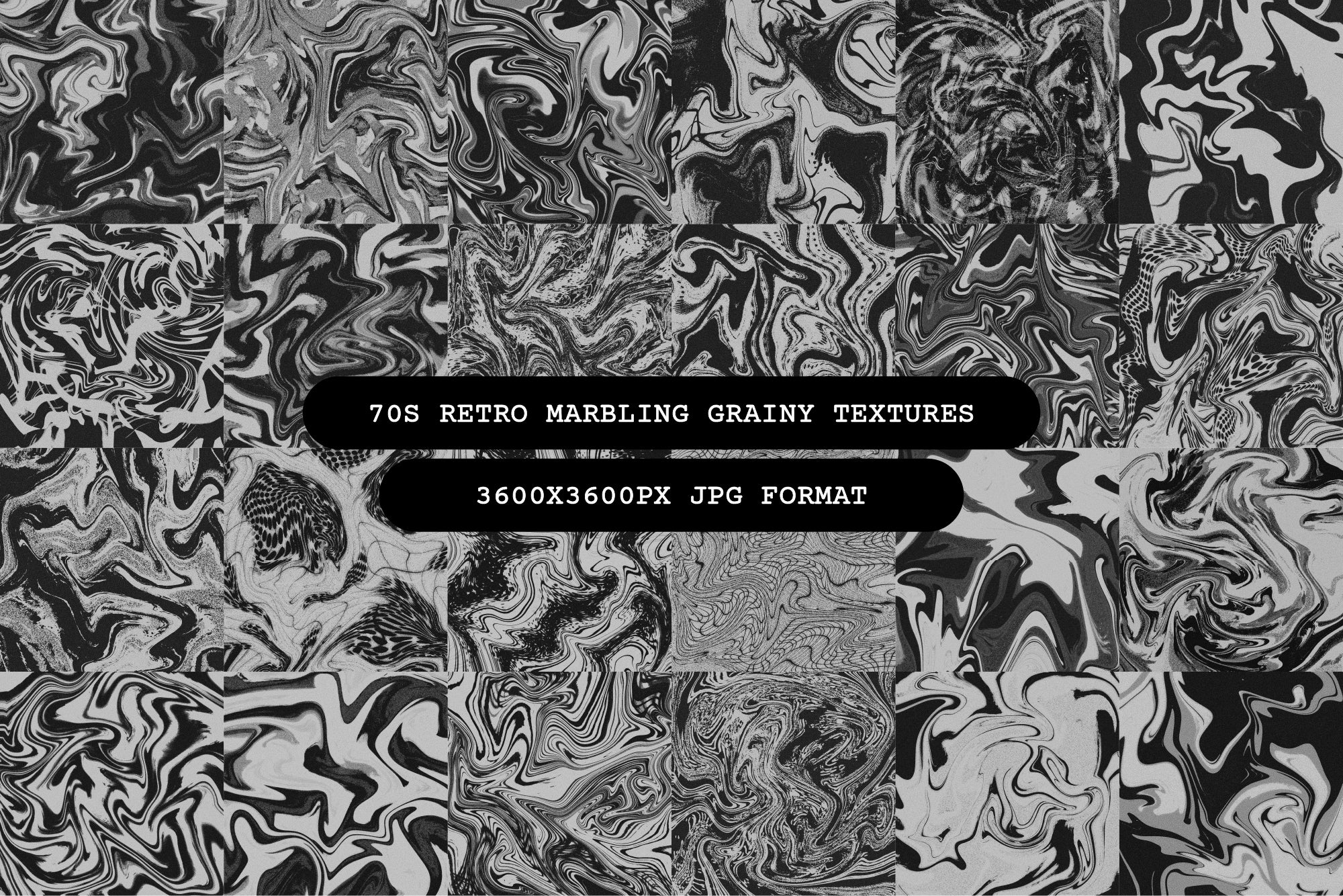 Grainy Psychedelic Marble Textures