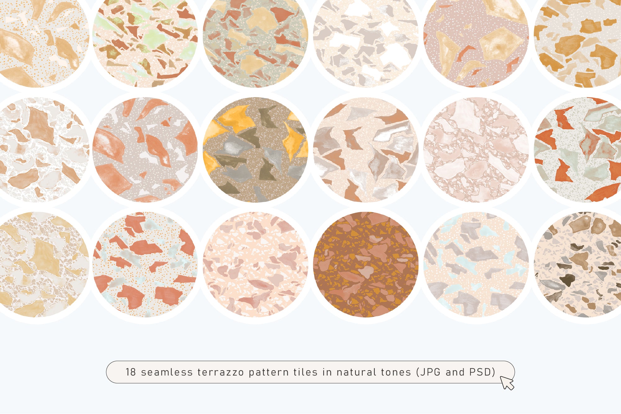 Neutral Terrazzo Set