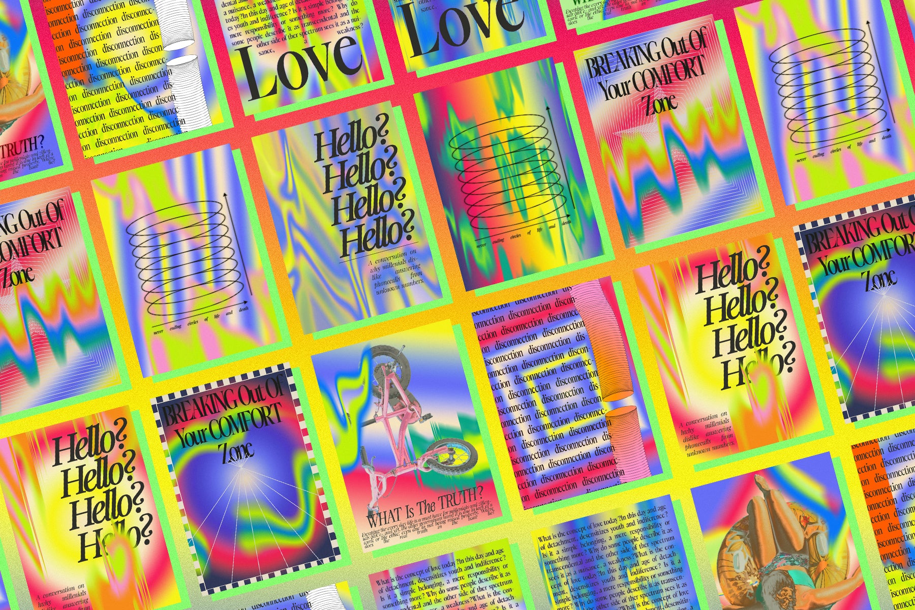 90s Citrus Brunch Gradients