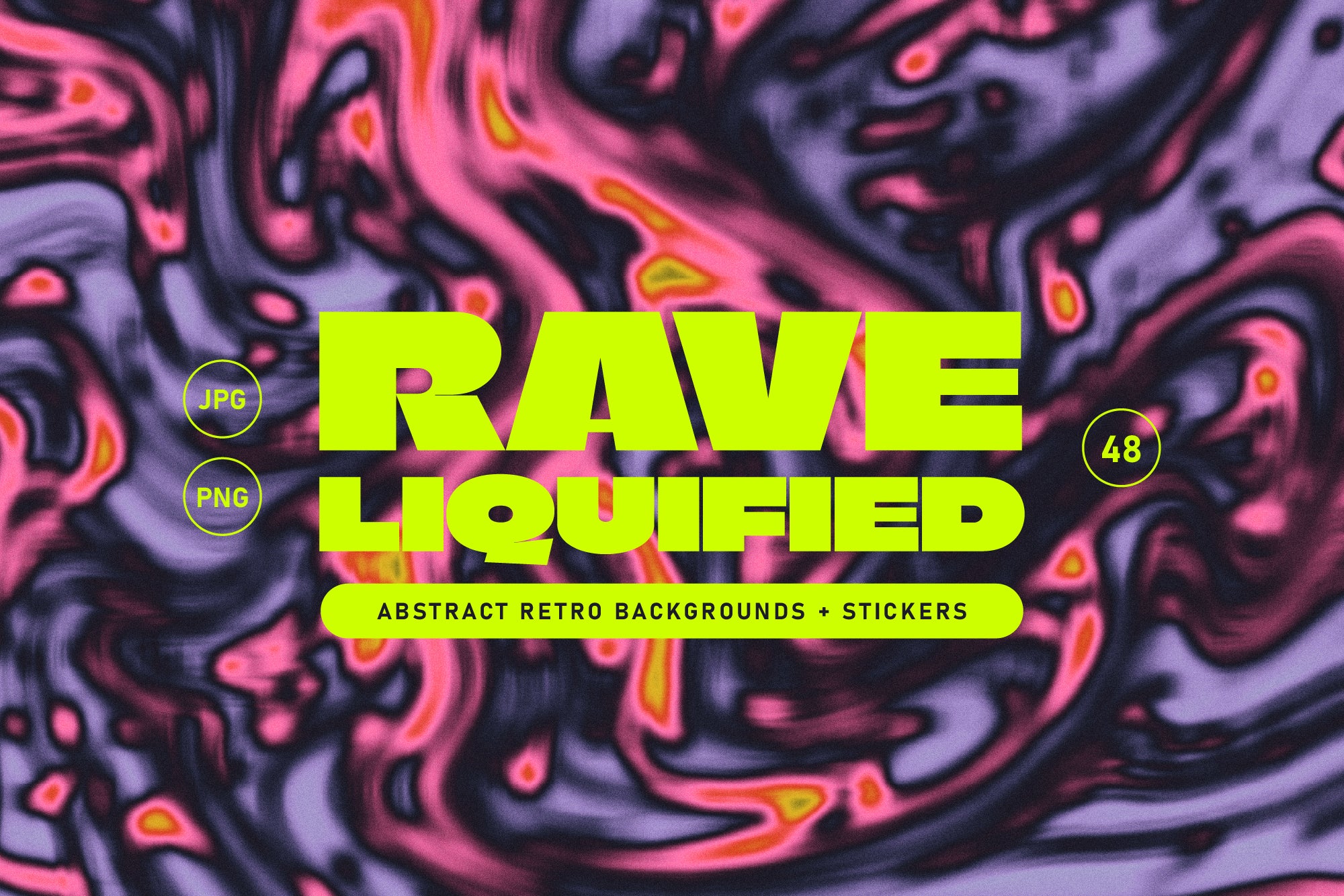 Liquid Rave Abstract Texture Set